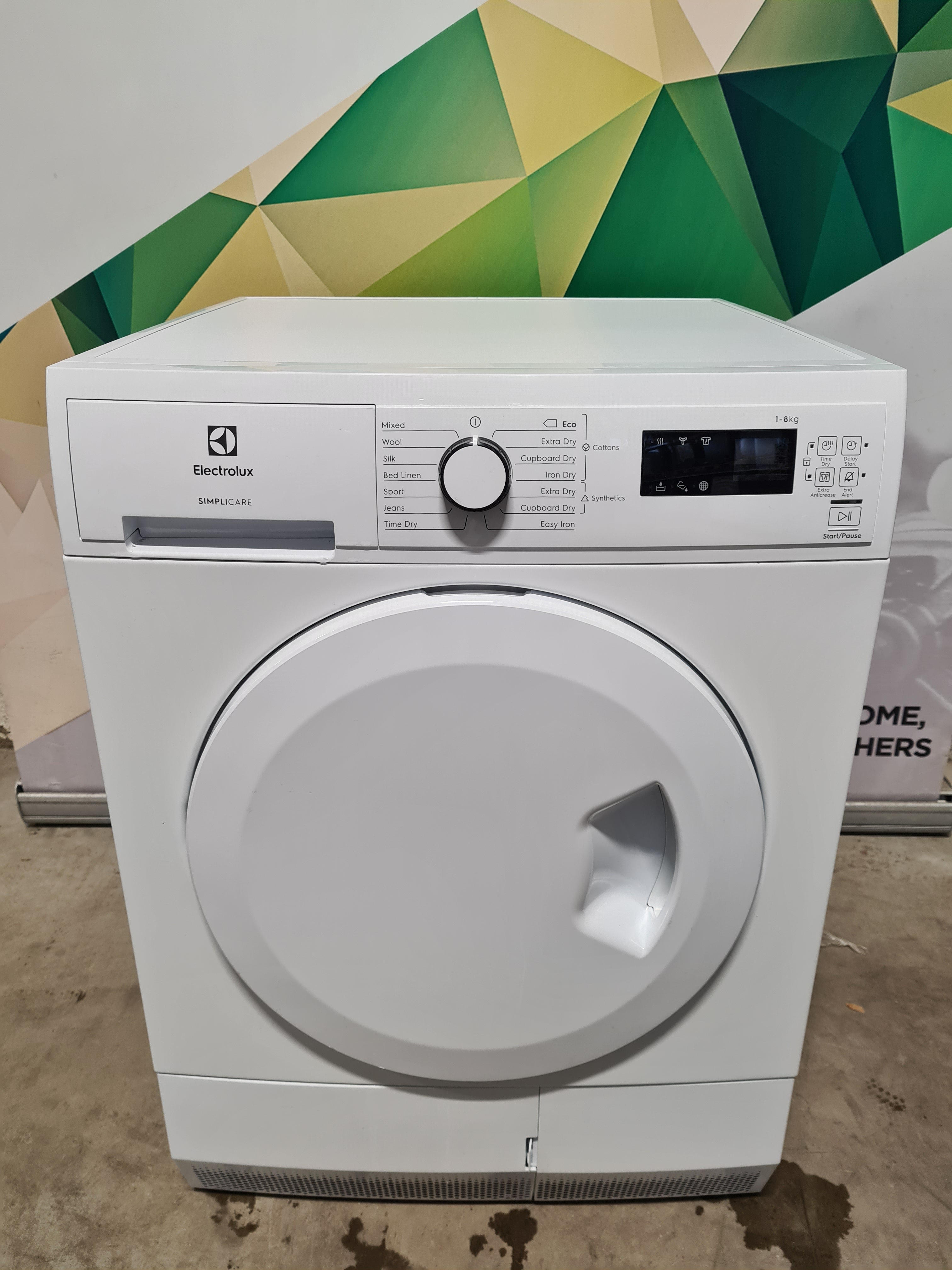 Electrolux SimpliCare tørketrommel EW2H328R2 (Varmepumpe)