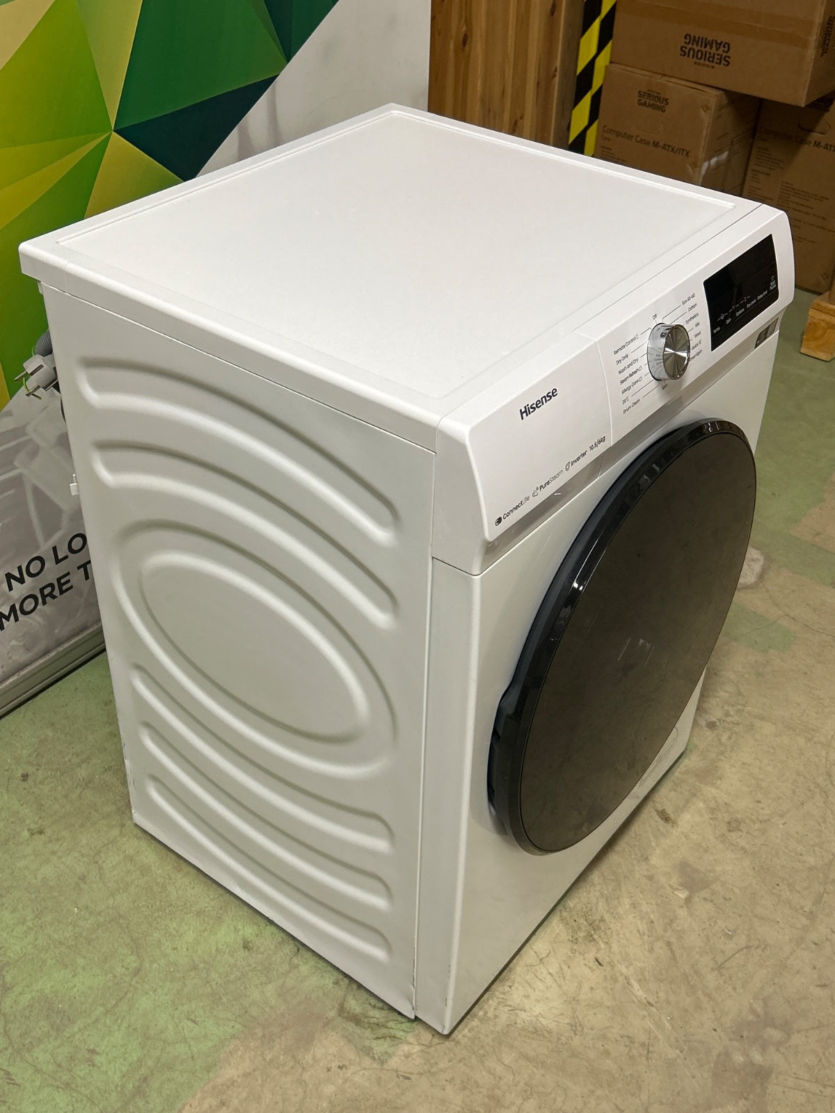Hisense WD3Q1043BW kombi vaskemaskin/tørketrommel