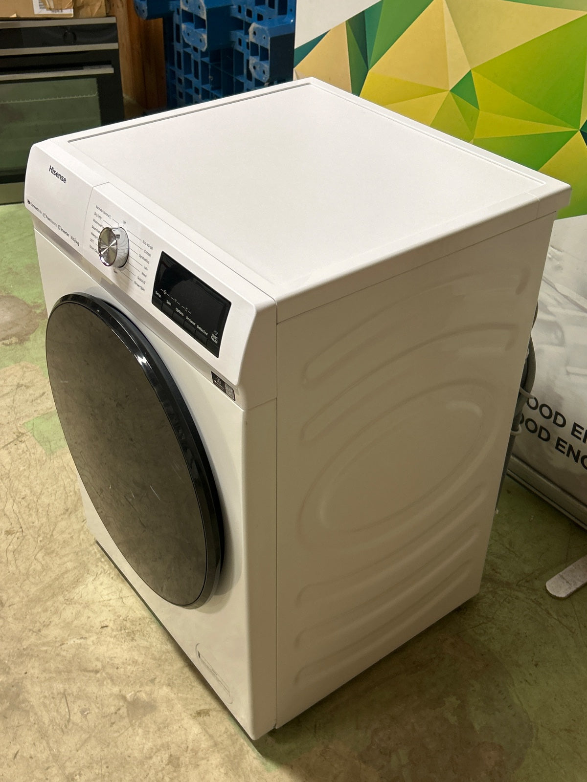 Hisense WD3Q1043BW kombi vaskemaskin/tørketrommel