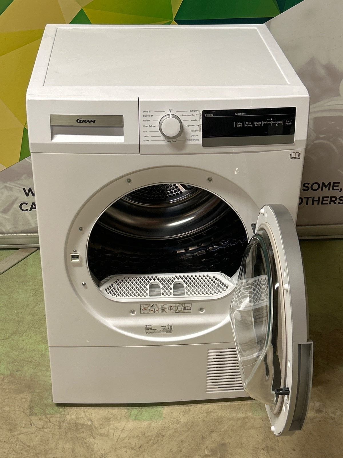 Gram TLS 7853‑90/1 varmepumpetørketrommel