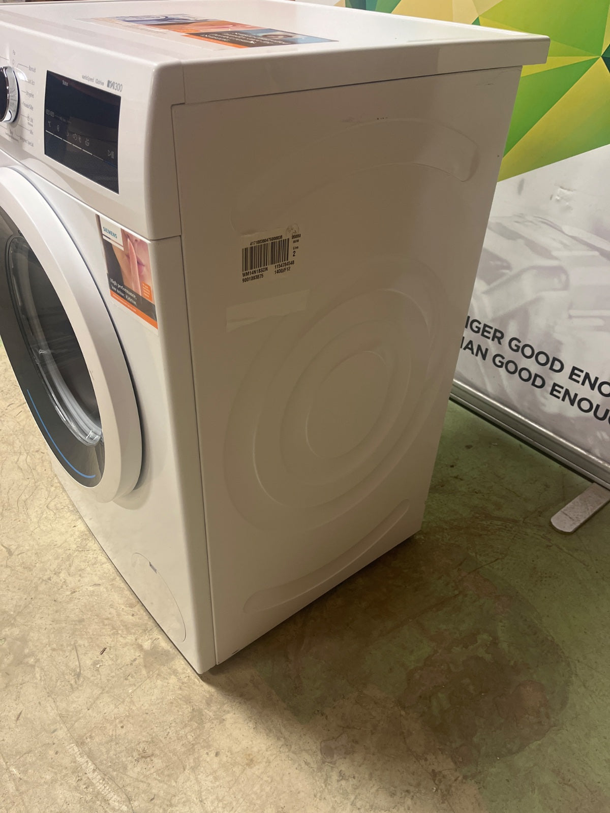 Siemens WM14N18SDN/01 vaskemaskin
