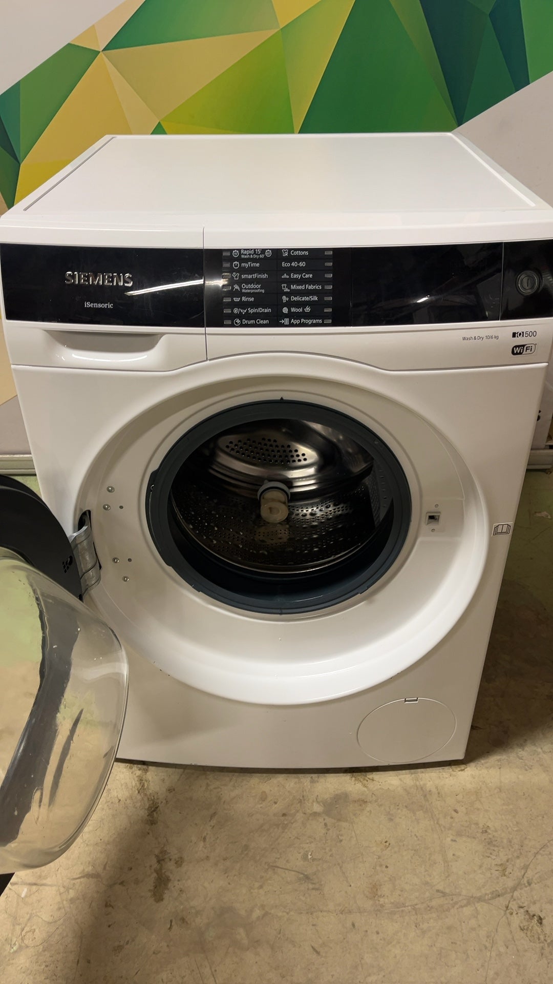 Siemens WD4HU541DN kombinert vask og tørk