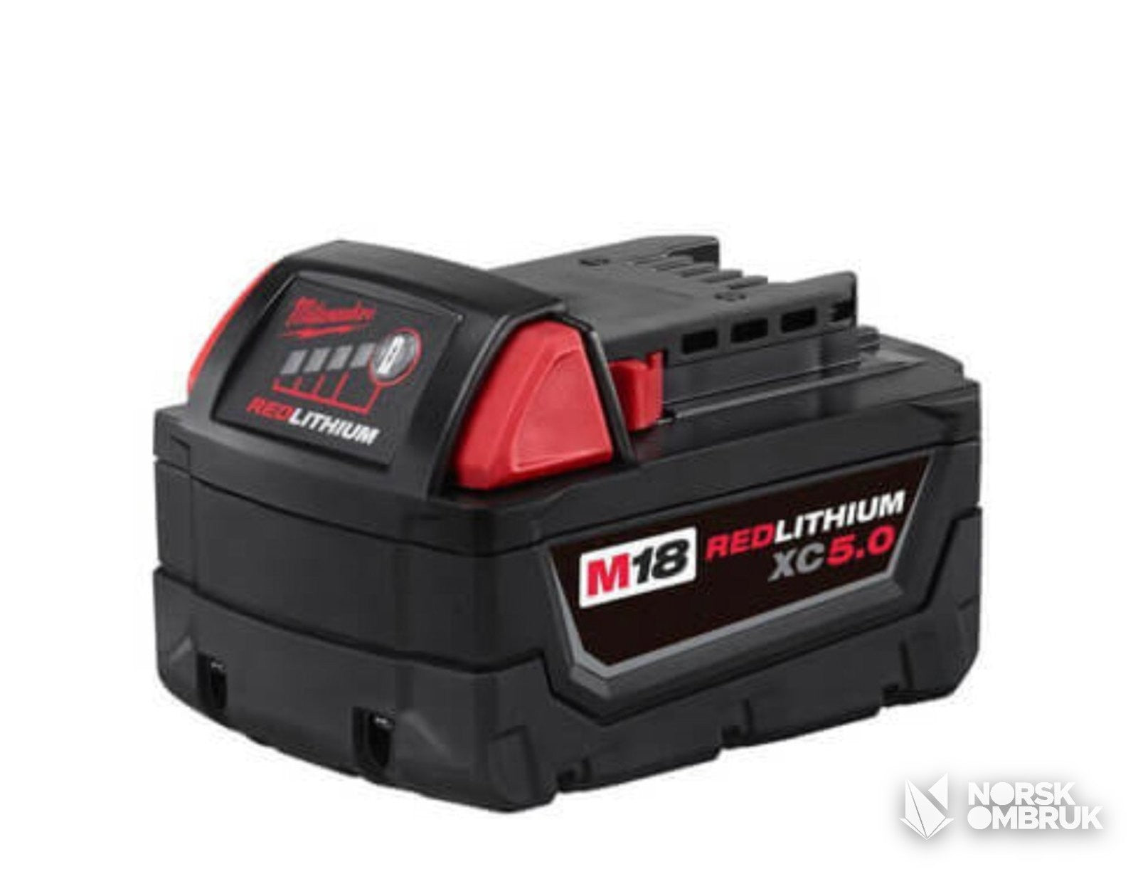 Milwaukee M18 XC5.0 REDLITHIUM Verktøybatteri 18 V 5,0 Ah