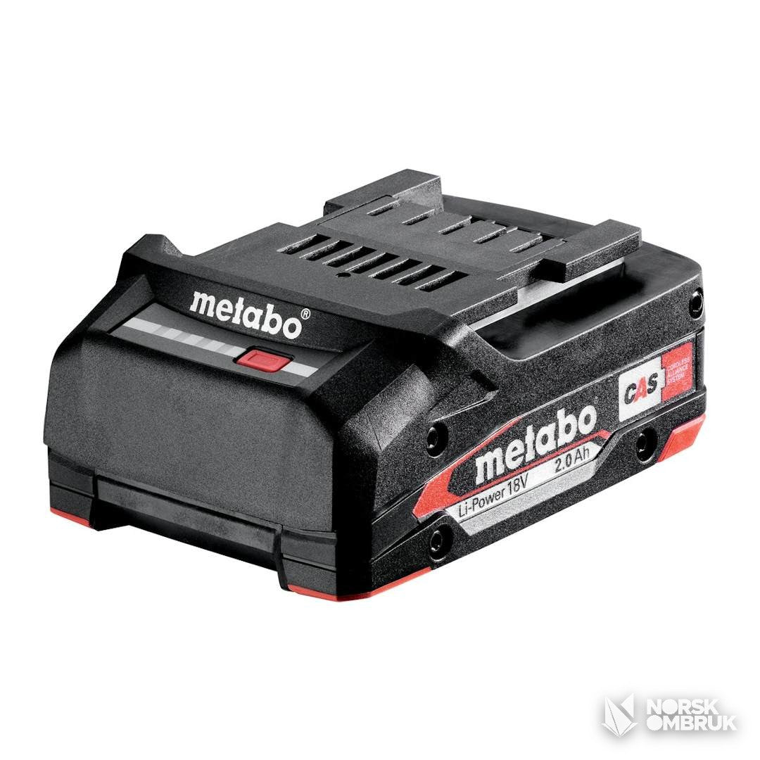 Metabo 18V 2,0 Ah LI-Power Verktøybatteri