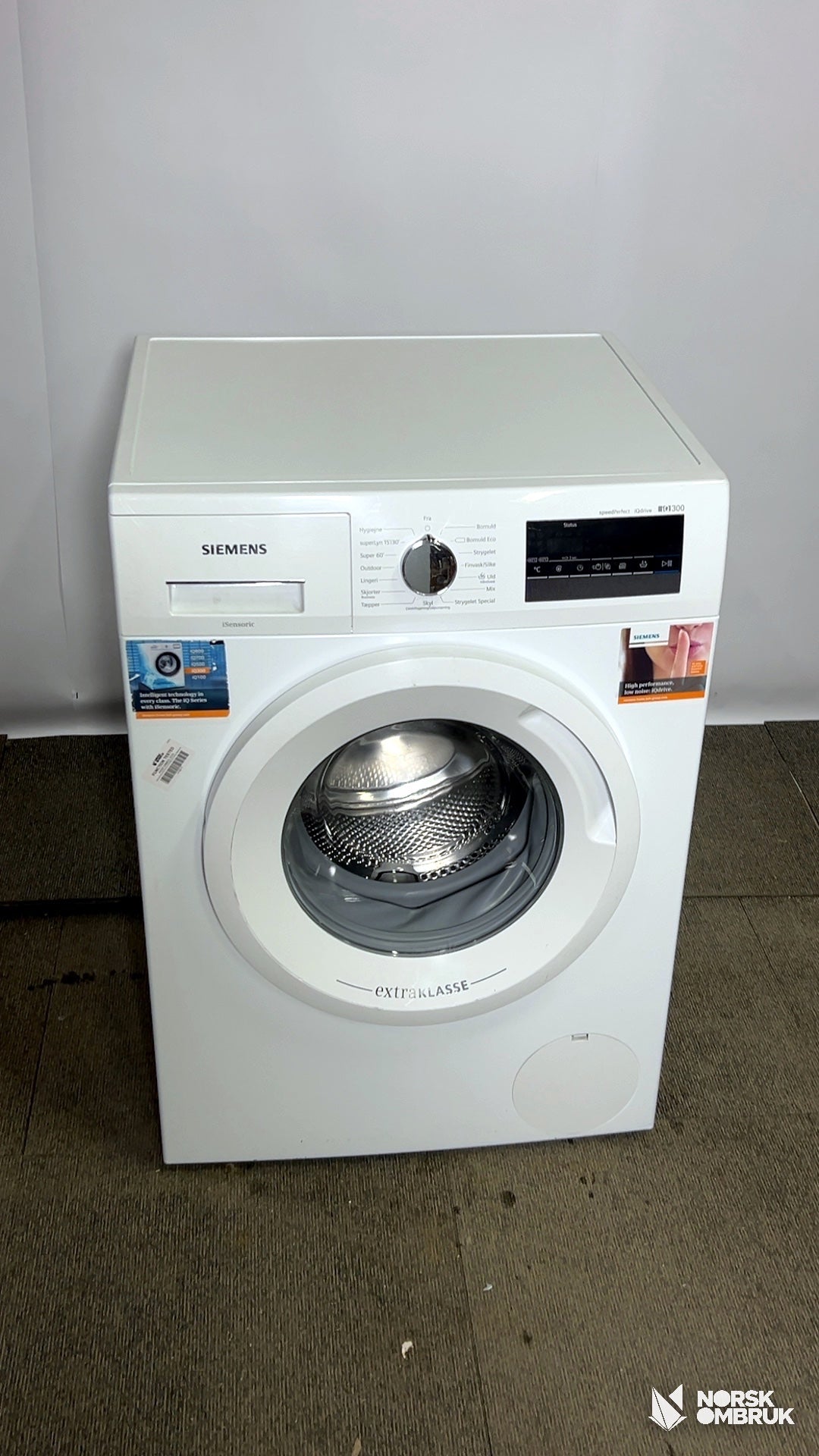 Siemens WM14N208DN vaskemaskin