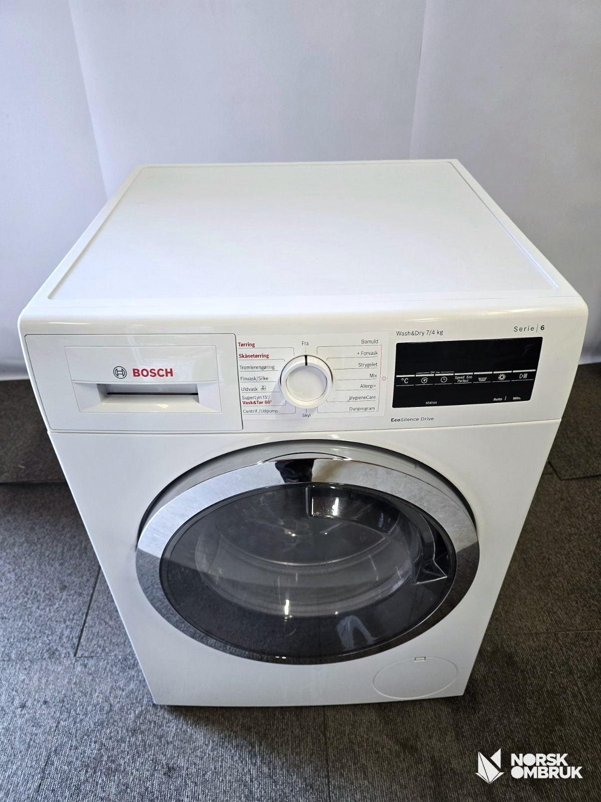 Bosch WVG30443SN kombinert vask og tørk