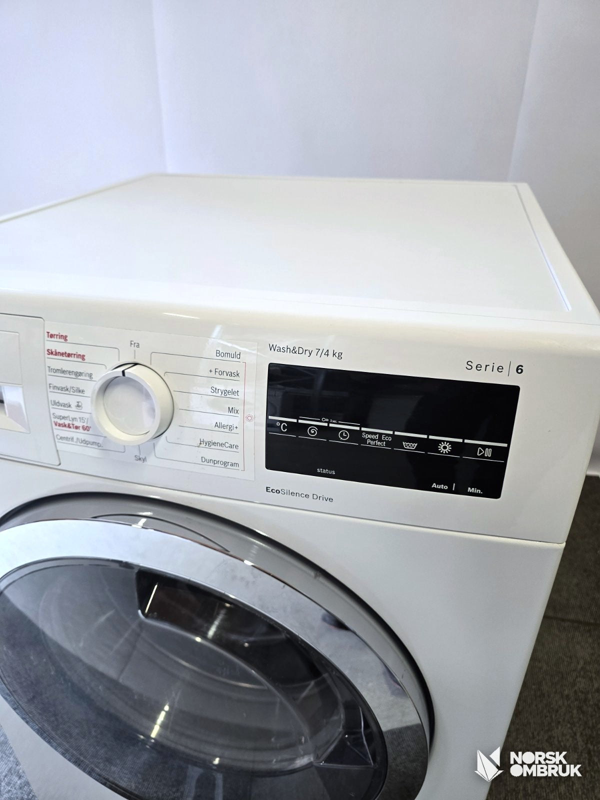 Bosch WVG30443SN kombinert vask og tørk