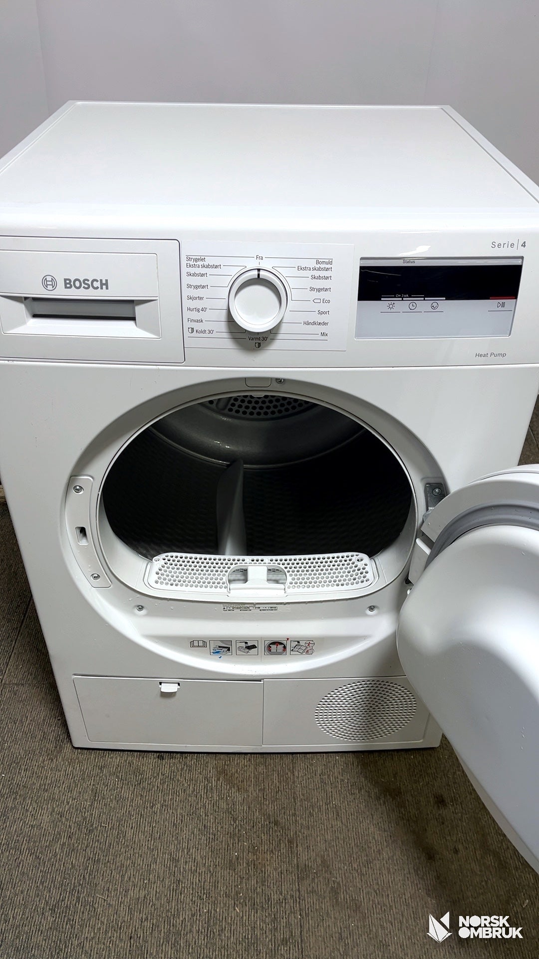 Bosch WTH8307LSN tørketrommel
