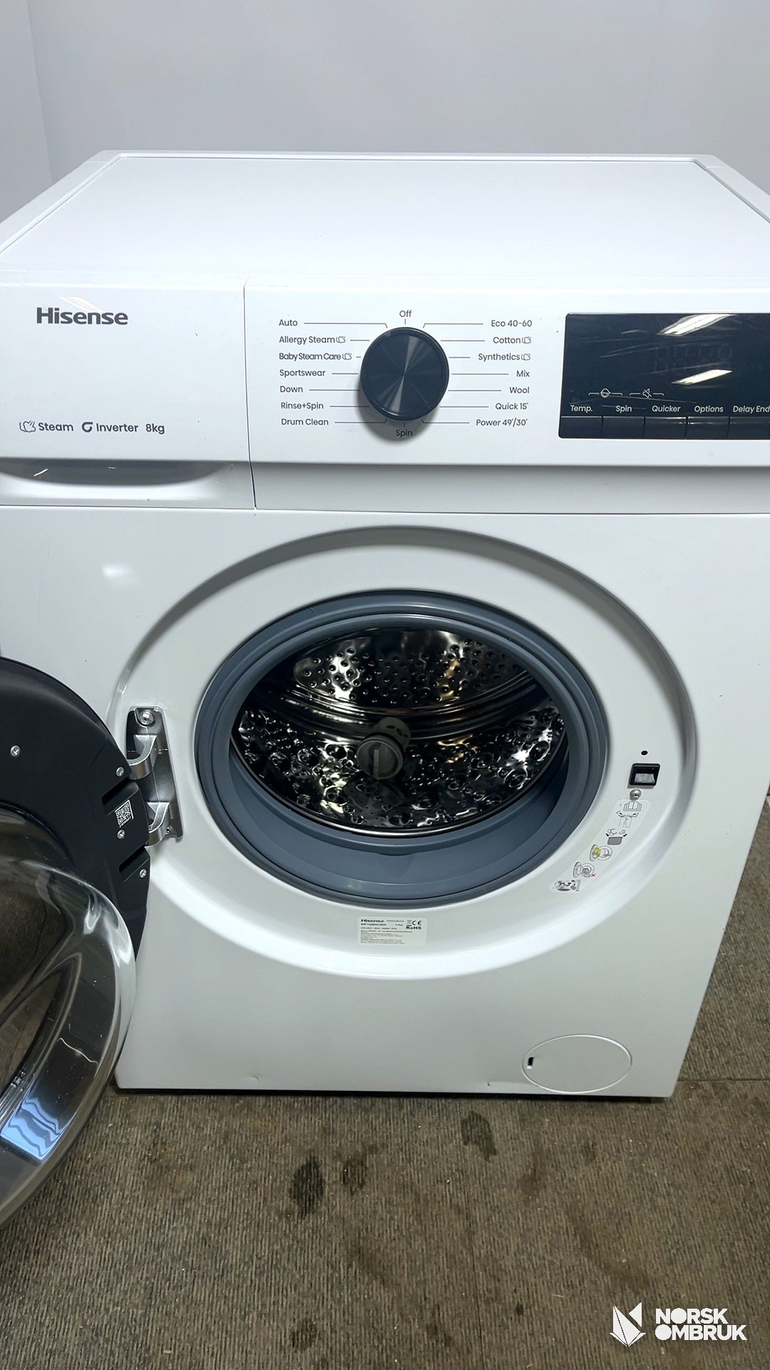 Hisense WF1Q8041BW vaskemaskin