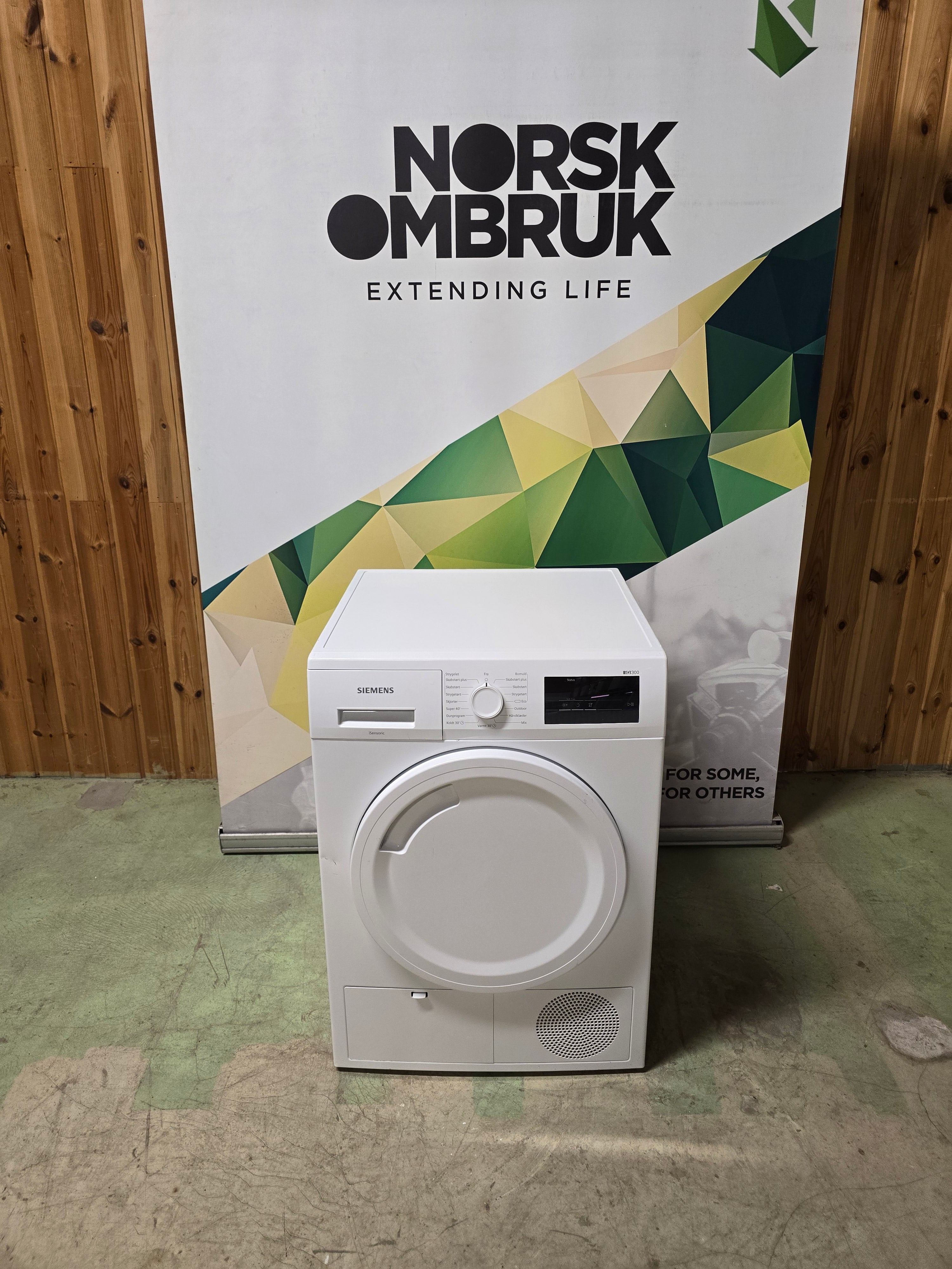 Siemens iQ300 WT43H07LDN Varmepumpetørketrommel