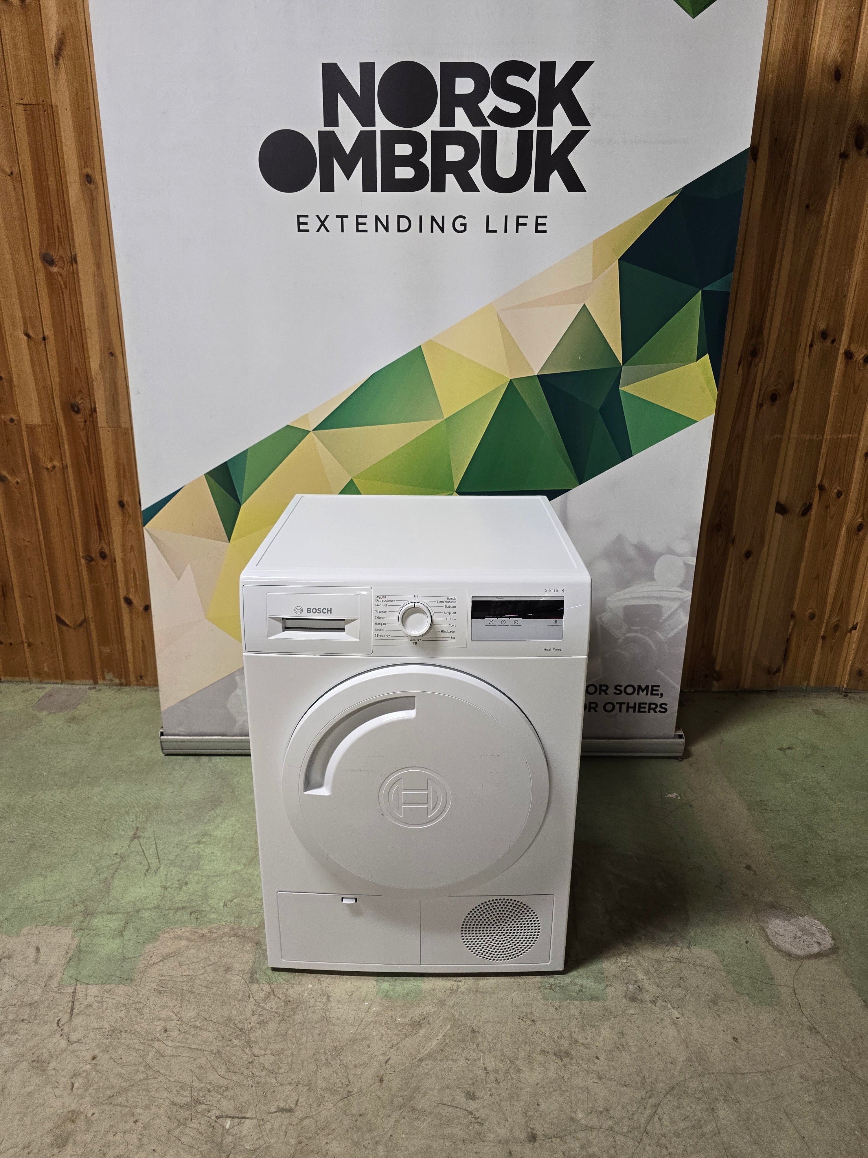 Bosch Serie 4 tørketrommel WTH8307LSN