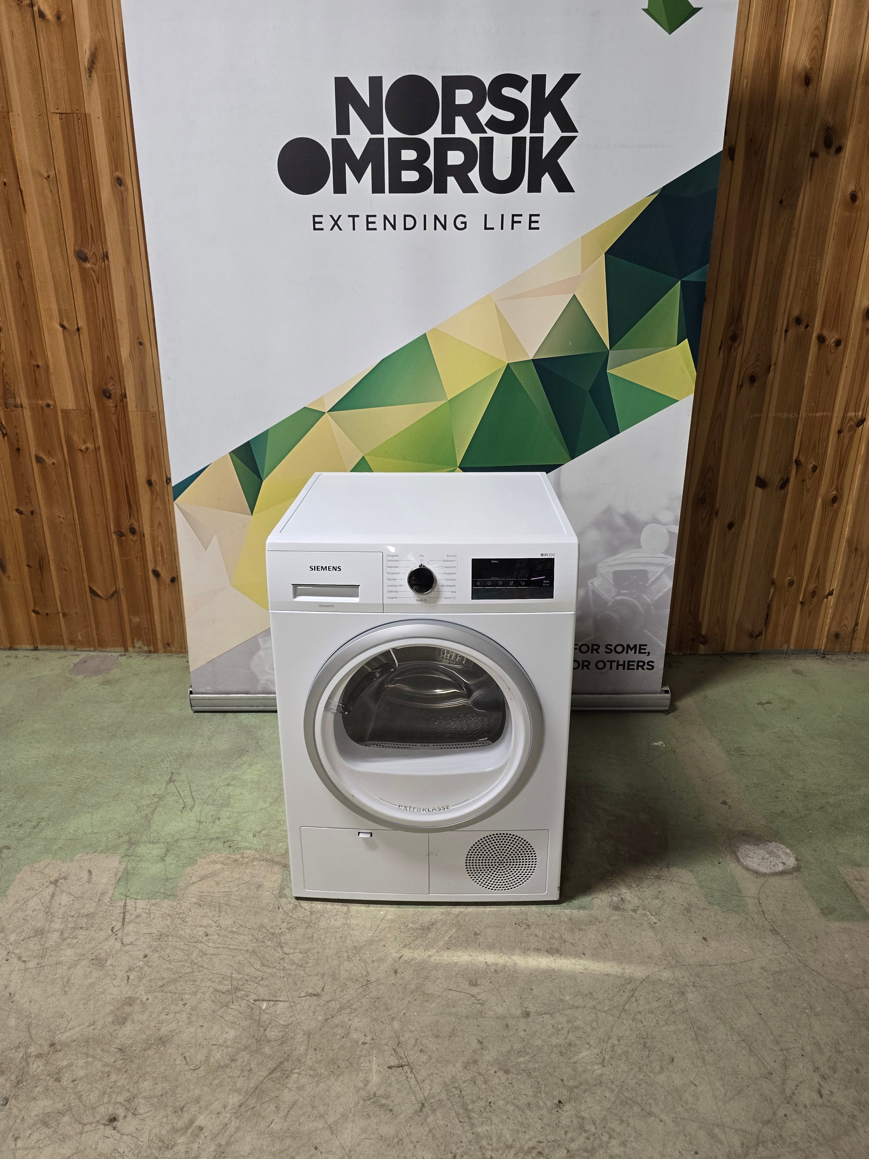 Siemens WT45H2K7DN varmepumpetørketrommel