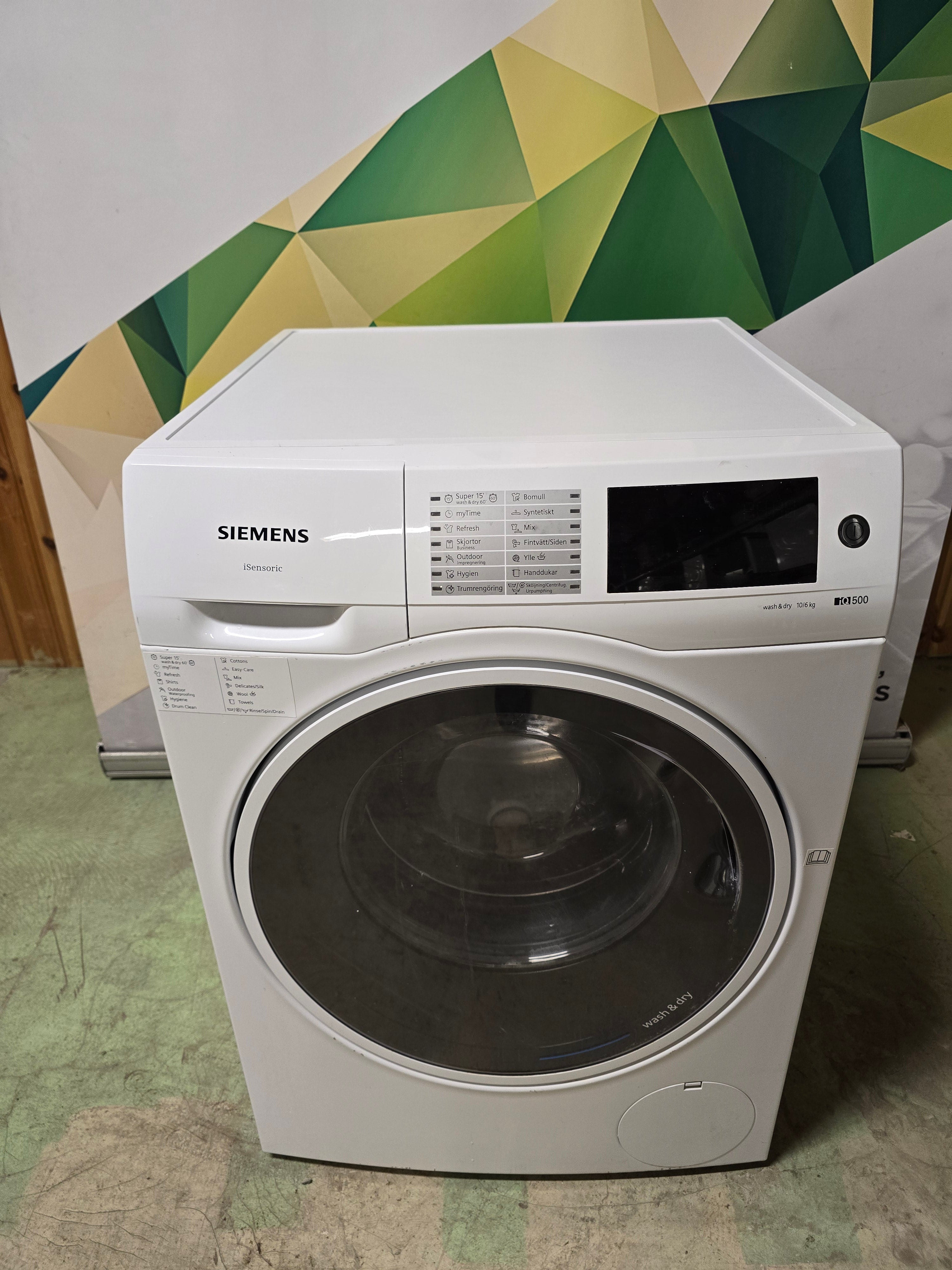 Siemens WD14U5O1SN vask & tørk