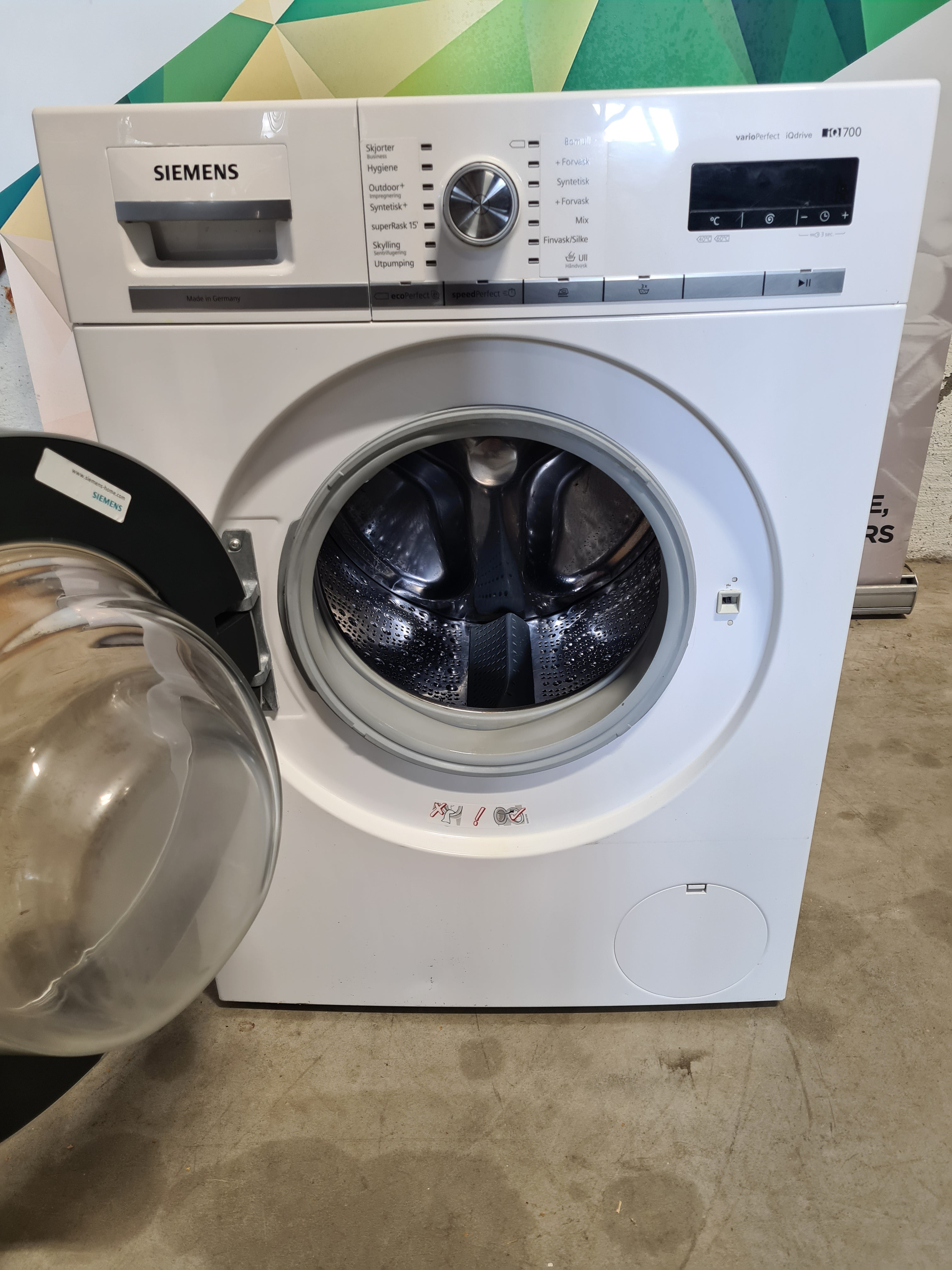 Siemens iSensoric vaskemaskin WM16W468DN