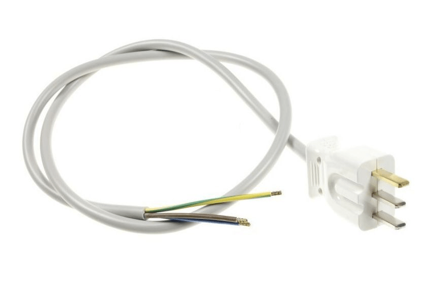 3x4mm kabel med komfyrstøpsel - 25A med 1,2m kabel Reservedel - Norskombruk.no