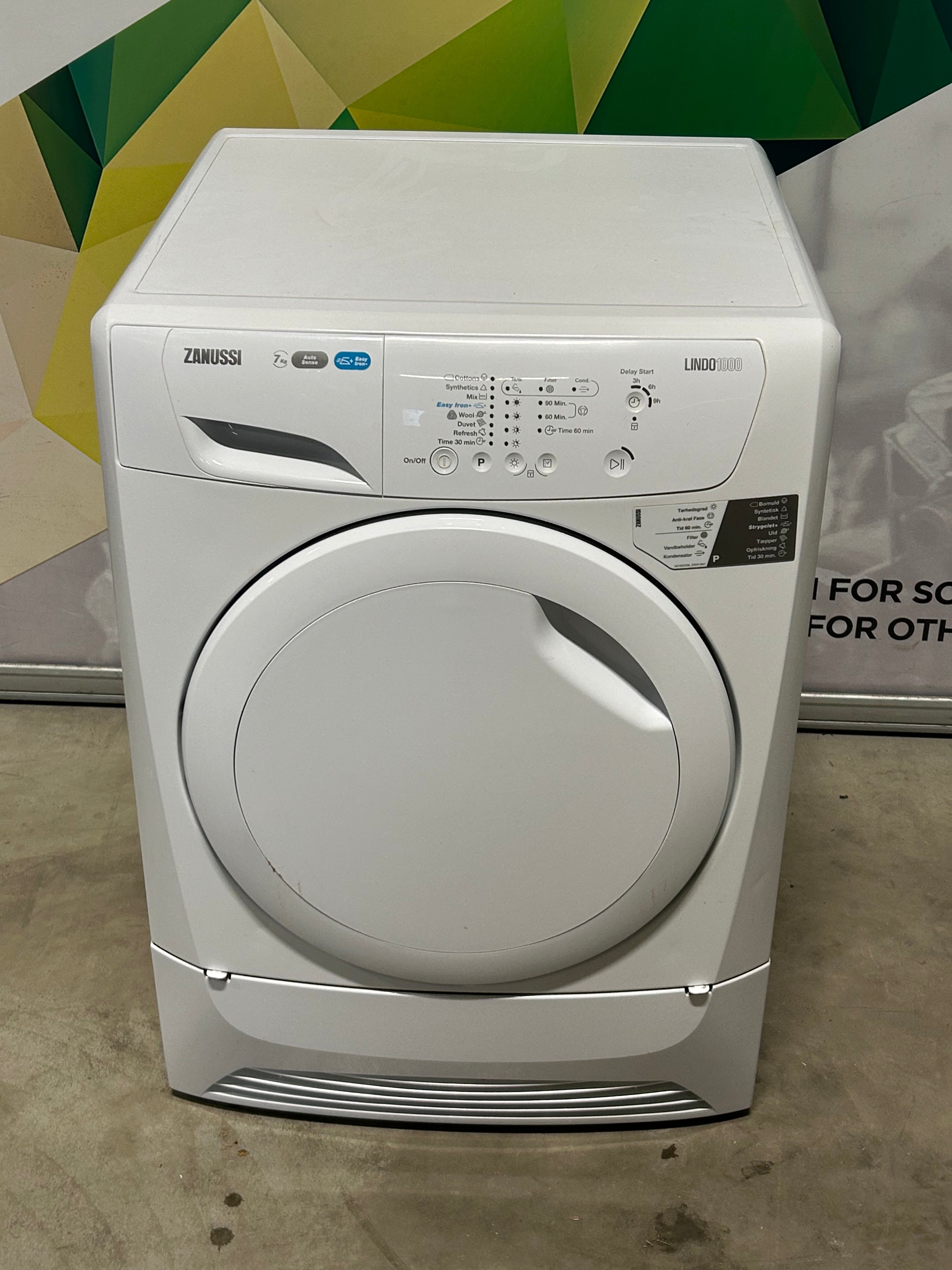 Zanussi varmepumpetørketrommel ZDH7332PZ