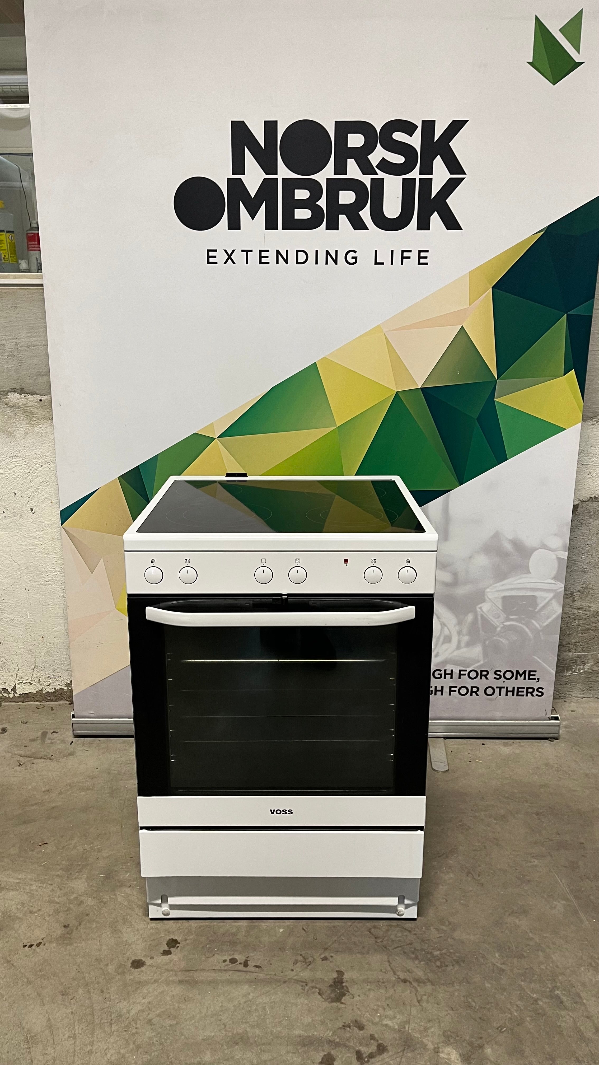 Voss-Electrolux keramisk komfyr ELK13039HV