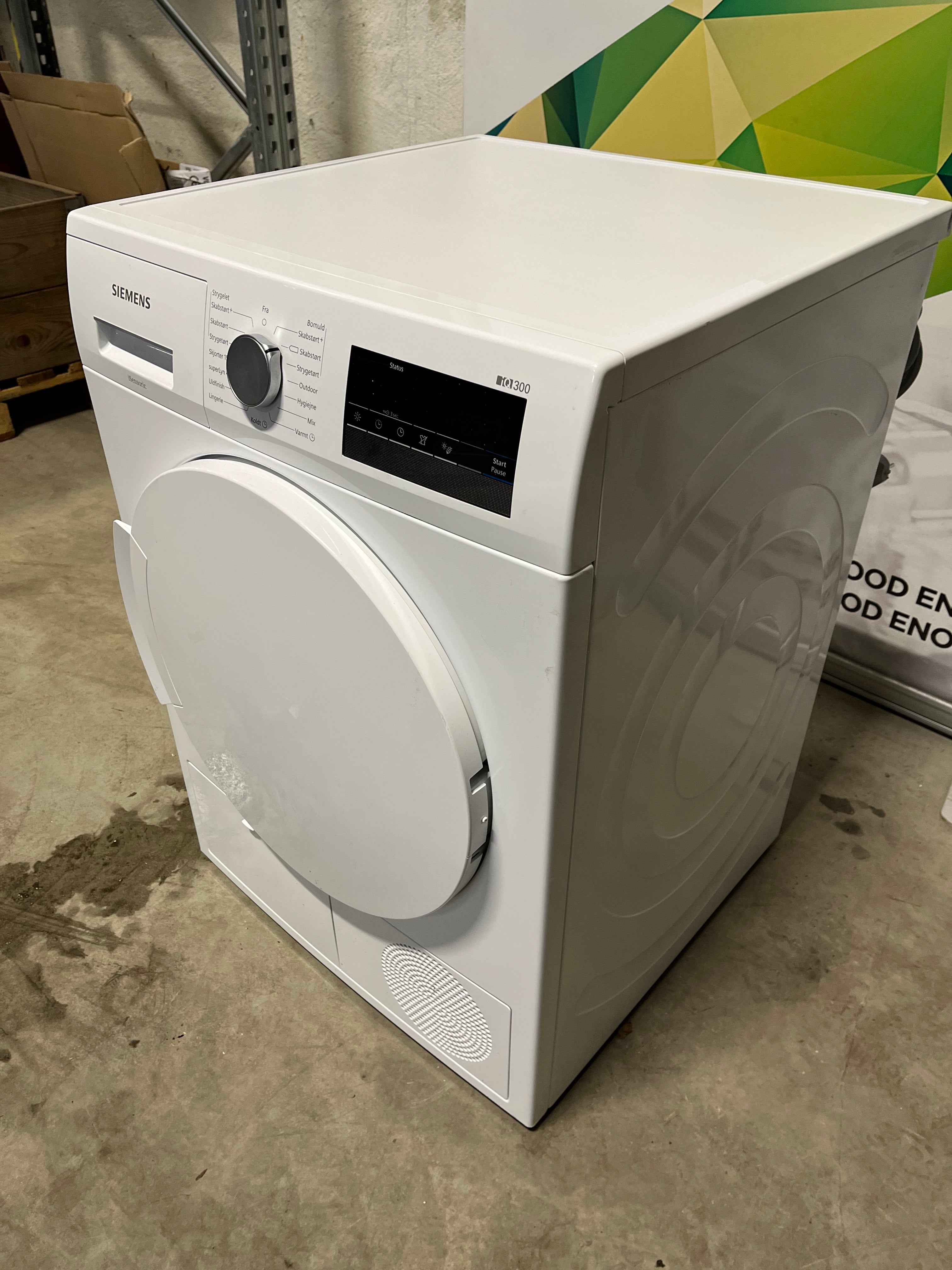 Siemens iq300 tørketrommel WT43N2L7DN