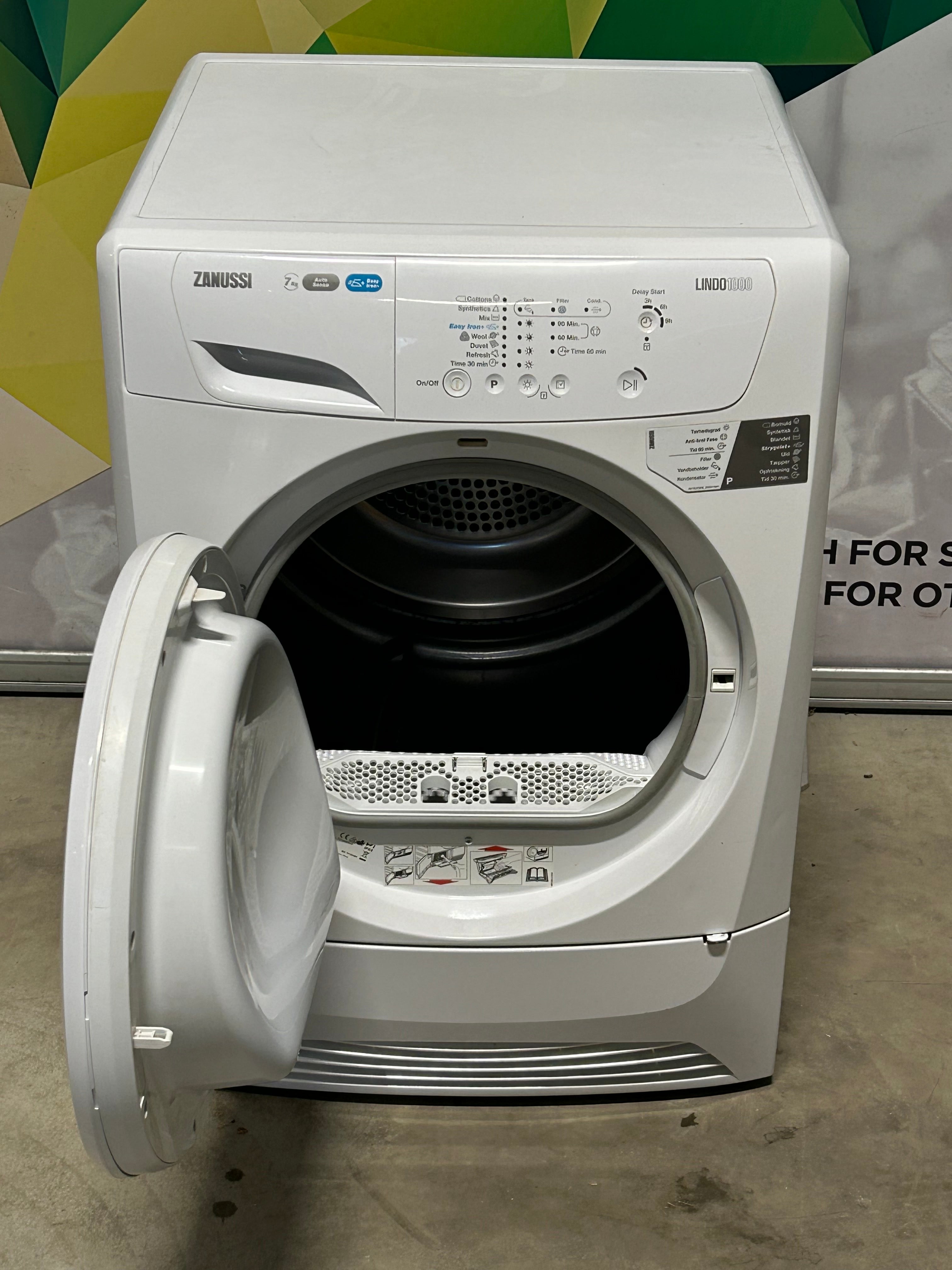 Zanussi varmepumpetørketrommel ZDH7332PZ