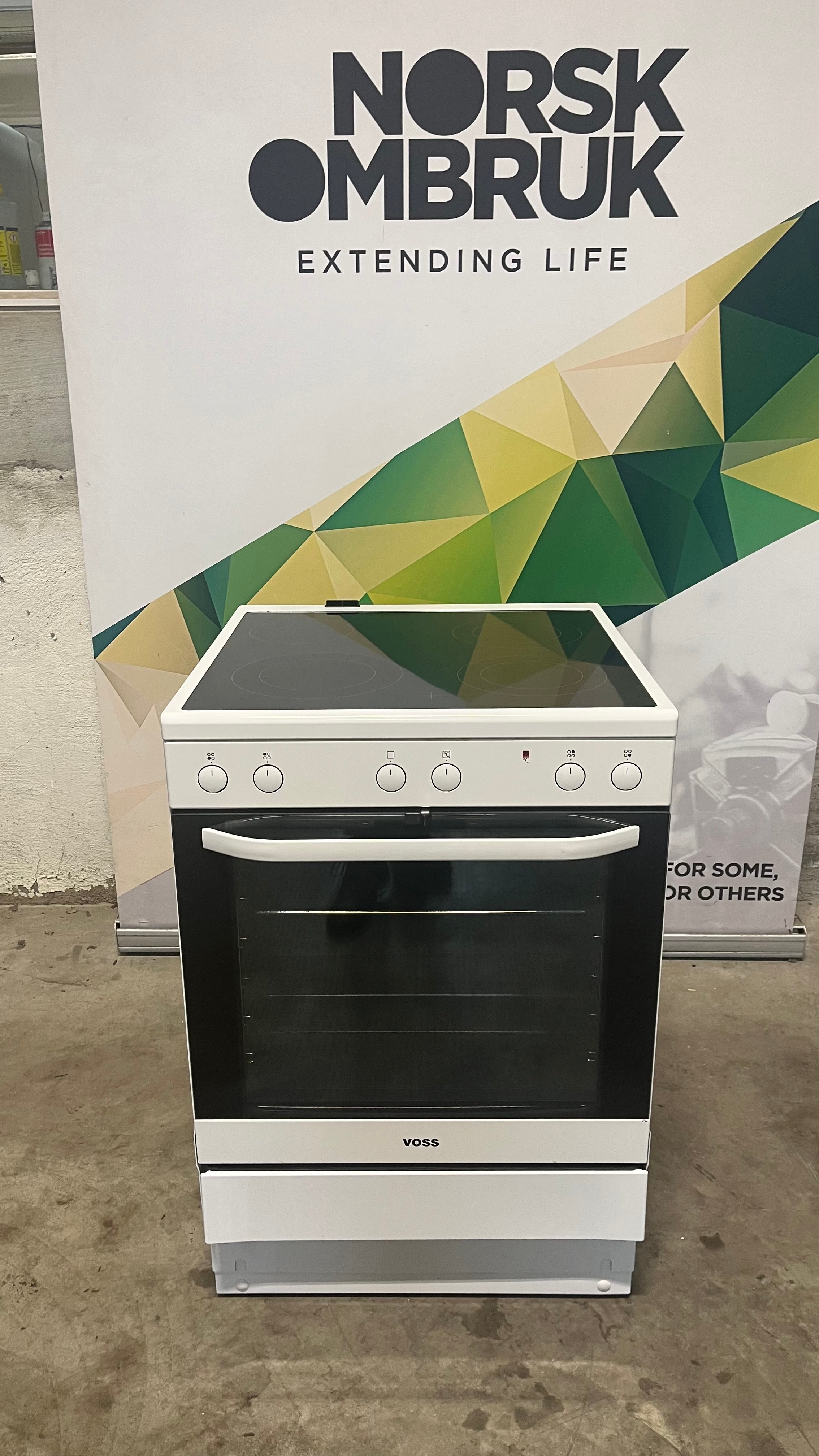 Voss-Electrolux keramisk komfyr ELK13039HV