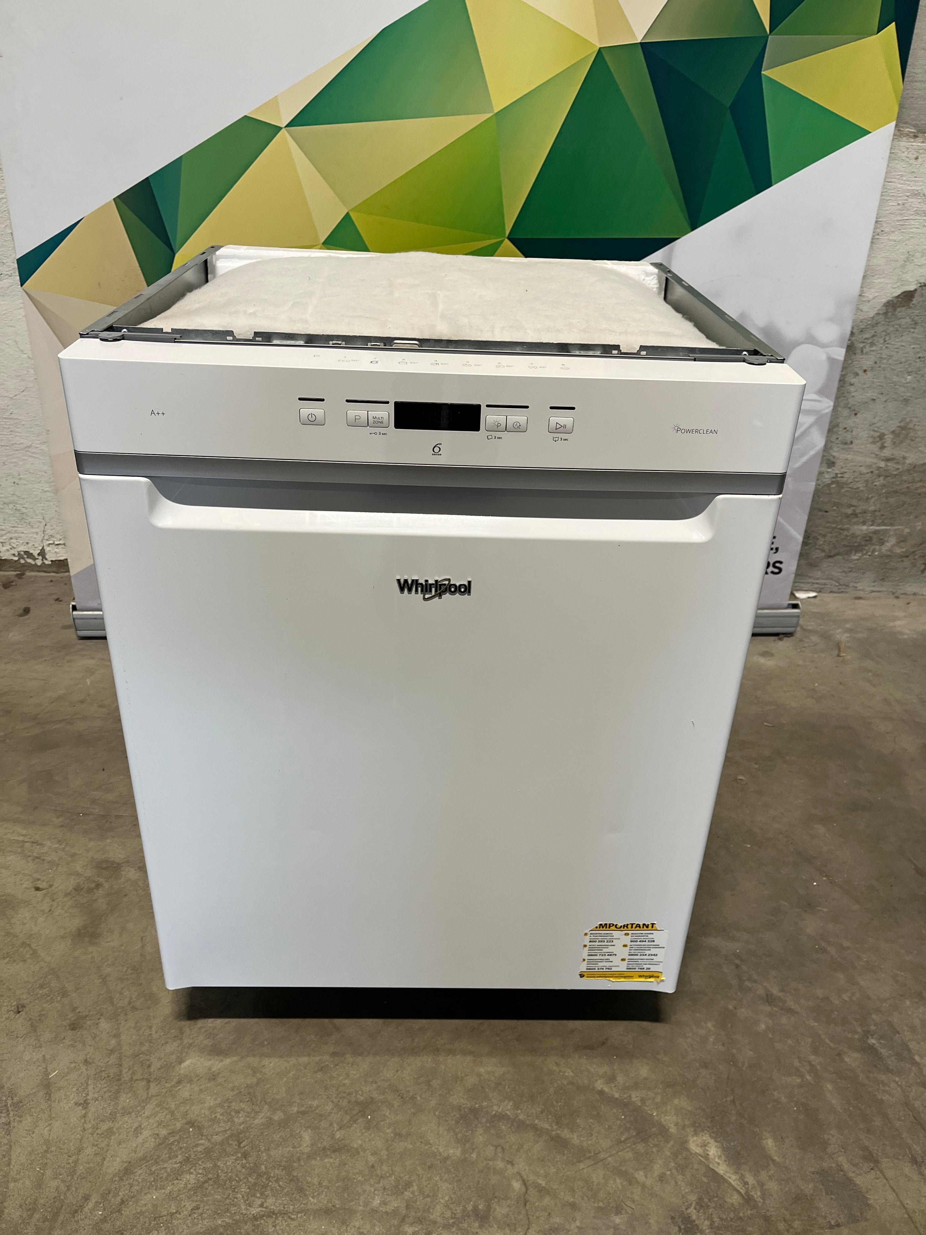 Whirlpool oppvaskmaskin WUC3T123PF