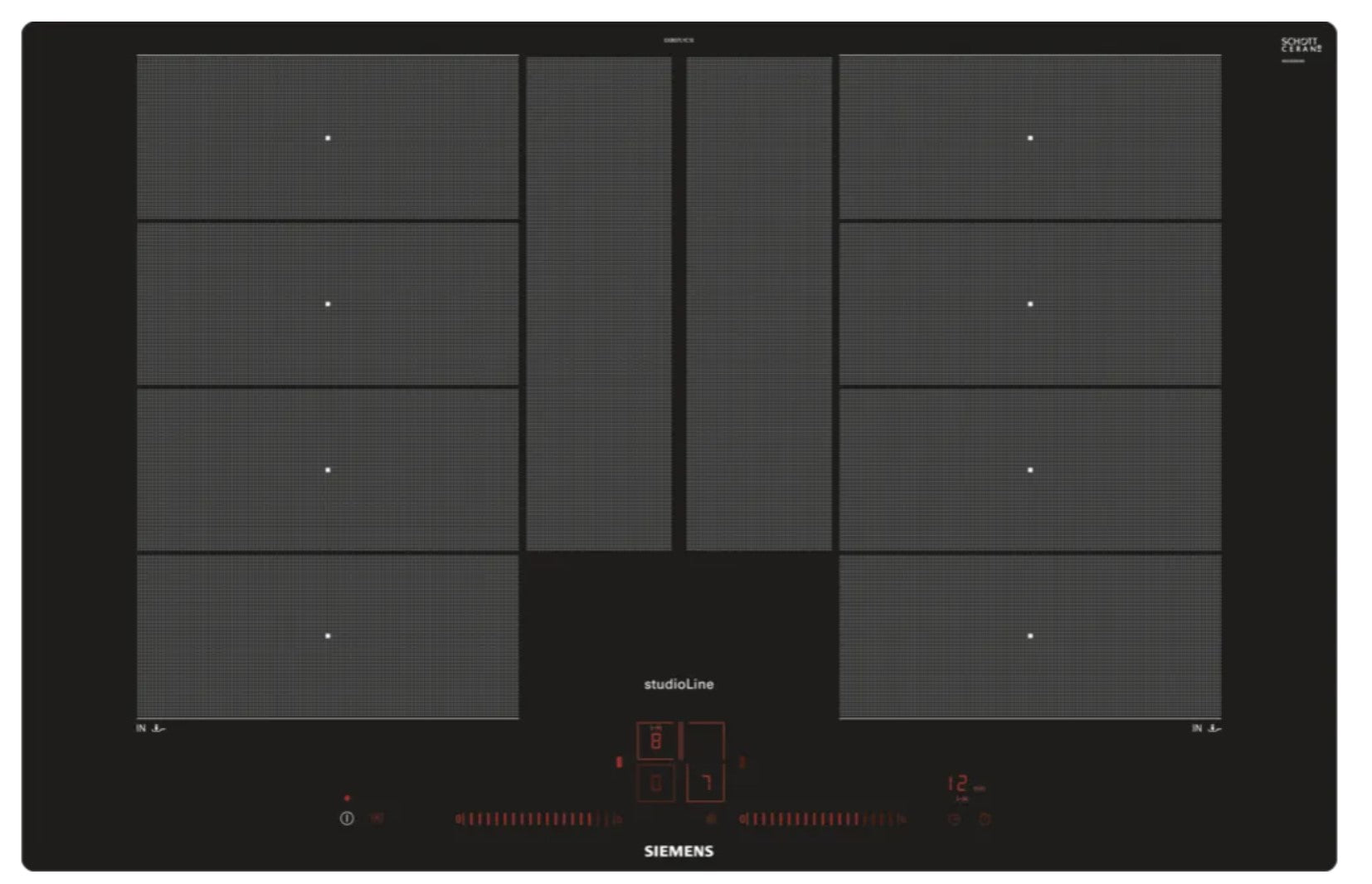 Siemens IQ700 EX807LYC1E Induksjonstopp