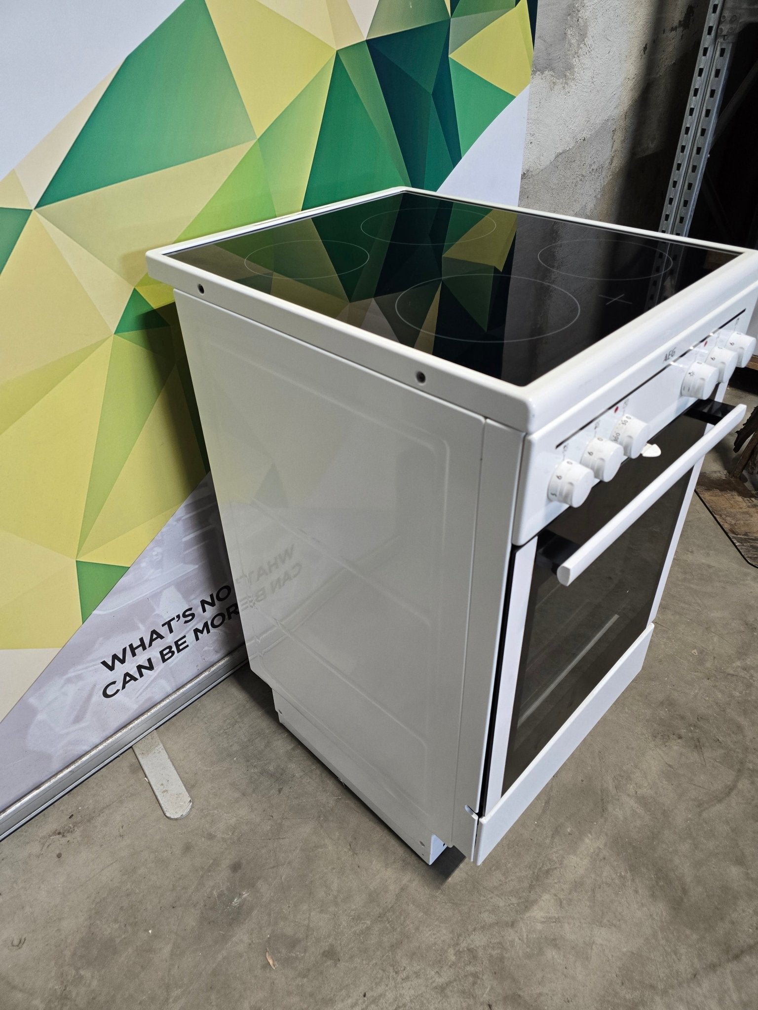 AEG keramisk komfyr CCB54001BW (50cm) Keramisk Komfyr - Norskombruk.no