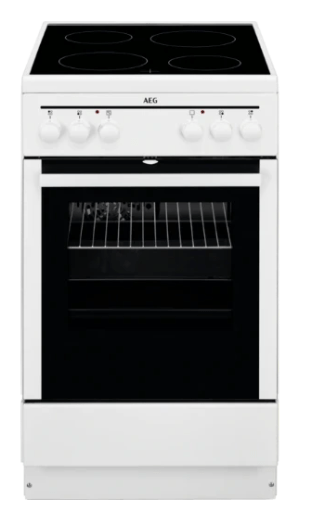 AEG keramisk komfyr CCB54001BW (50cm) Keramisk Komfyr - Norskombruk.no