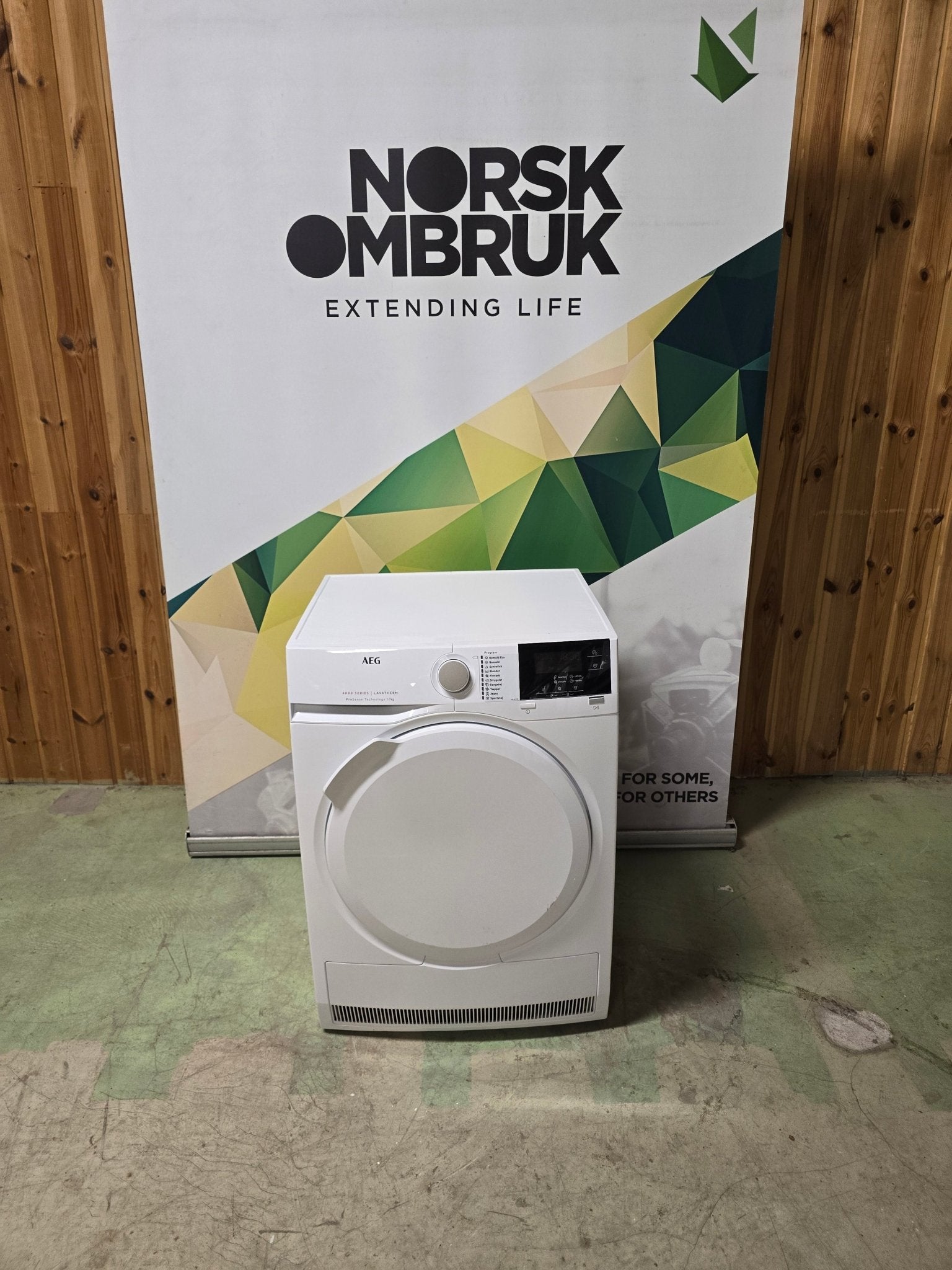 AEG tørketrommel T6DBM720G Tørketrommel - Norskombruk.no