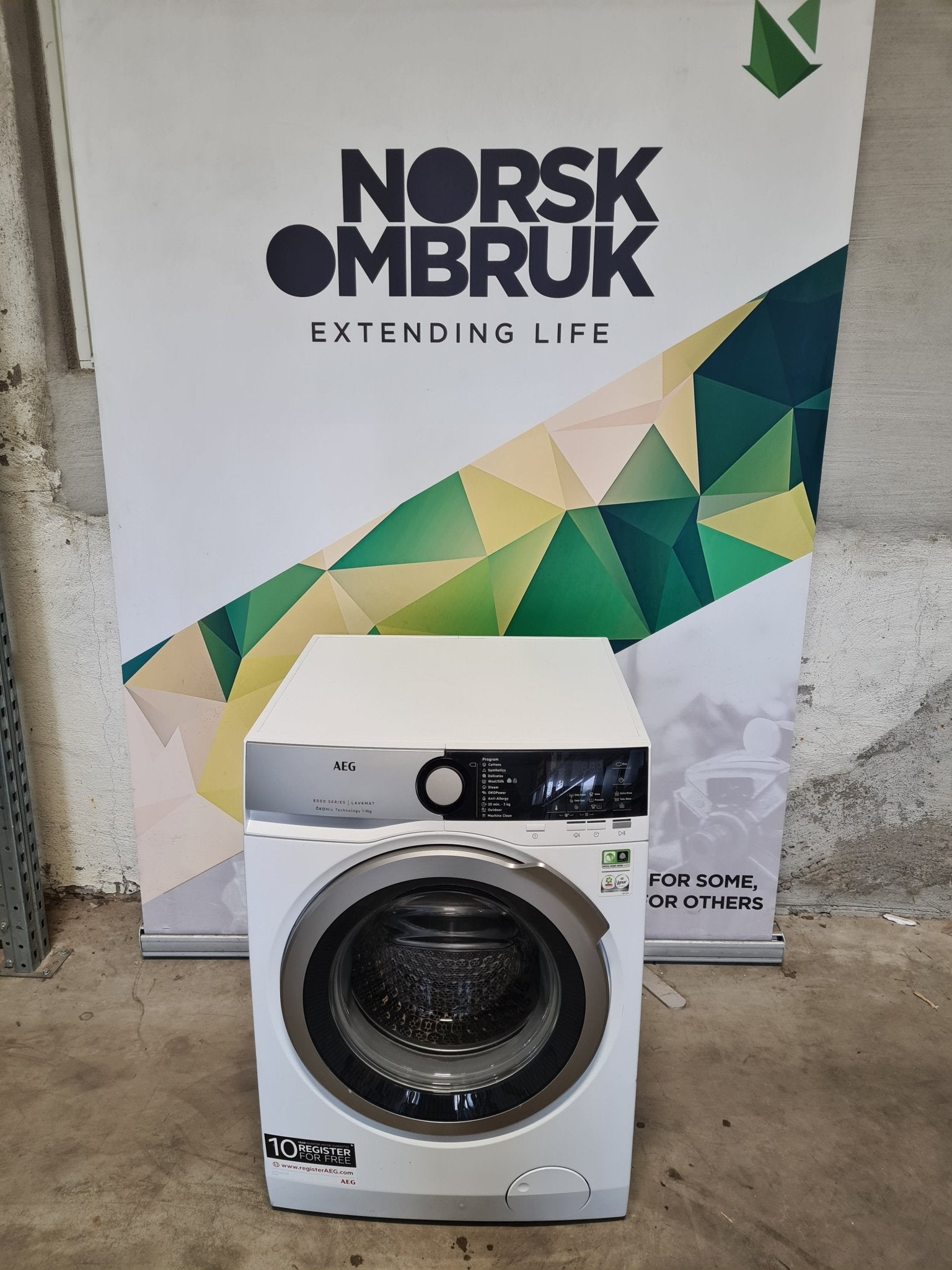 AEG vaskemaskin 8000 series L8FEP965E Vaskemaskin - Norskombruk.no