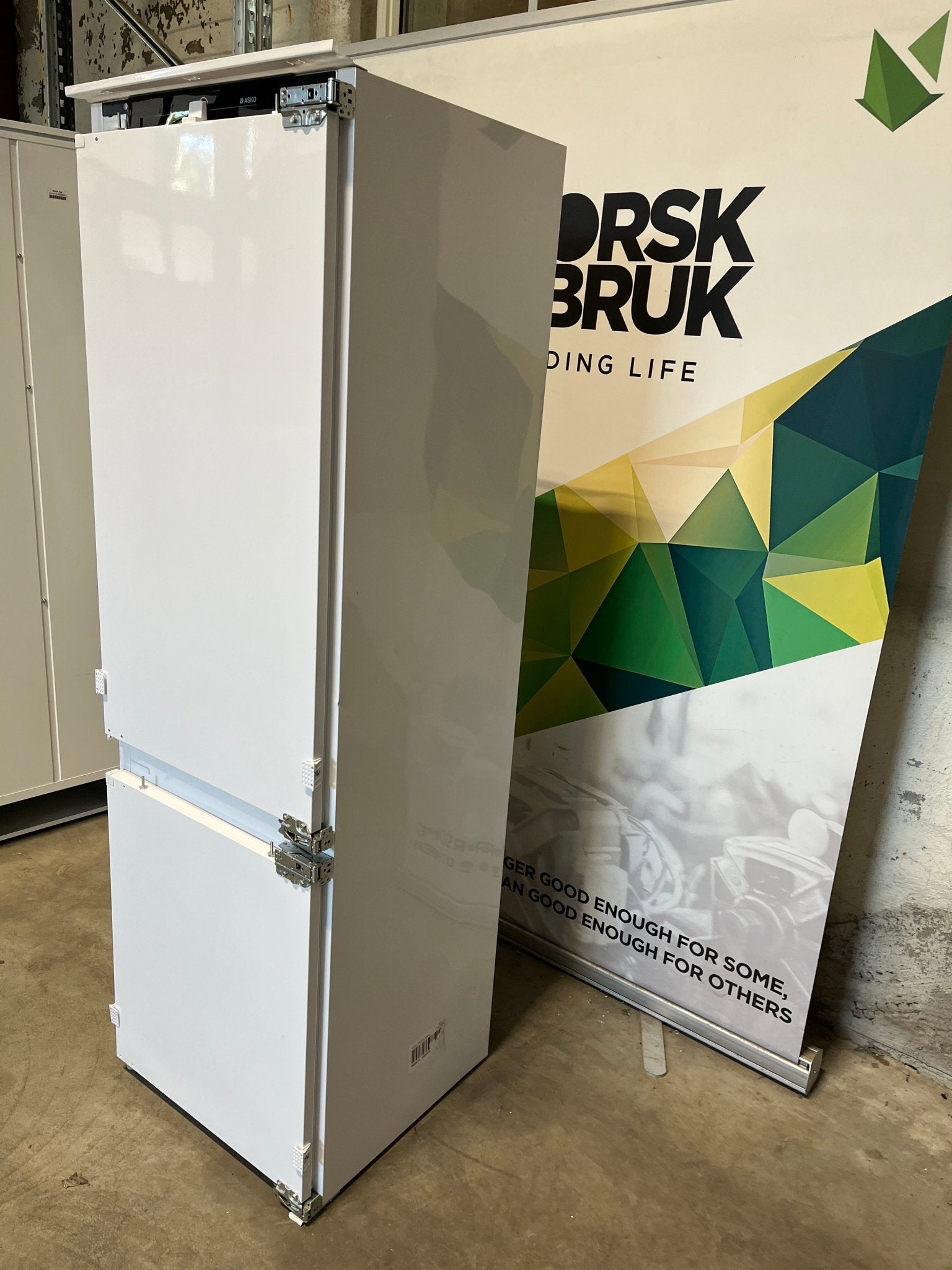 Asko kombiskap RFN31831I, helintegrert Integrert kombiskap - Norskombruk.no