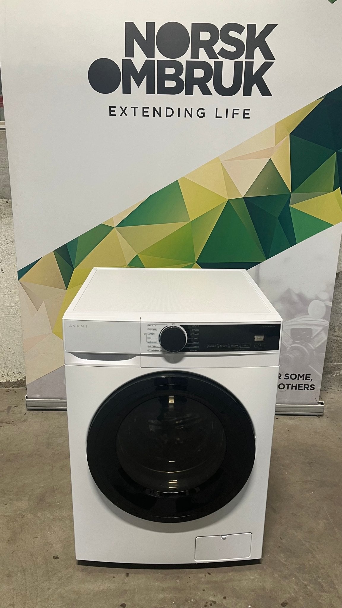 Avant WMF12WH1 – Kraftig vaskemaskin Vaskemaskin - Norskombruk.no