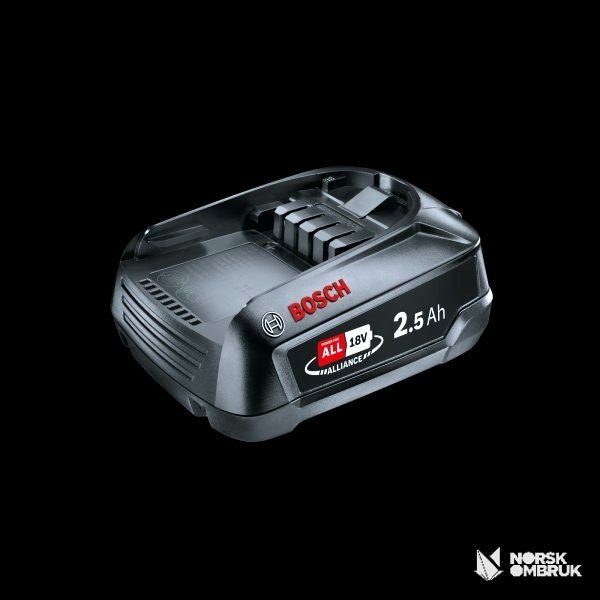 Bosch DIY PBA 18V 2,5Ah W-B Verktøybatteri verktøybatteri - Norskombruk.no