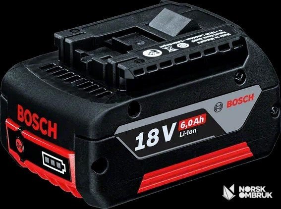 Bosch GBA 18V 6.0AH Verktøybatteri Verktøybatteri - Norskombruk.no