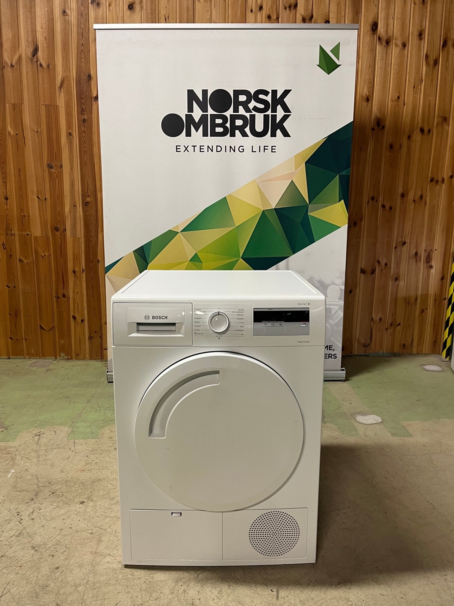 Bosch Serie 4 tørketrommel WTH8307LSN Tørketrommel - Norskombruk.no