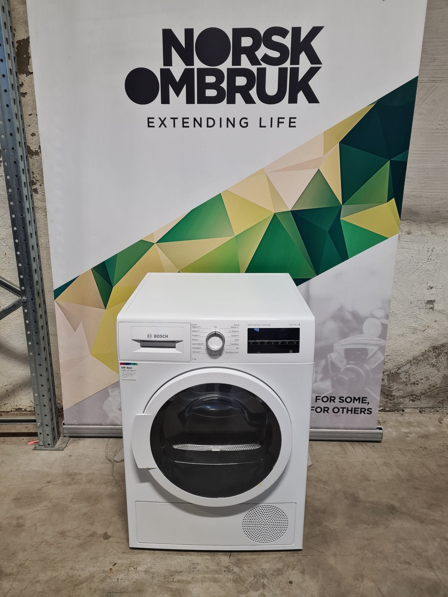 Bosch varmepumpetørketrommel WTW87449SN Tørketrommel - Norskombruk.no