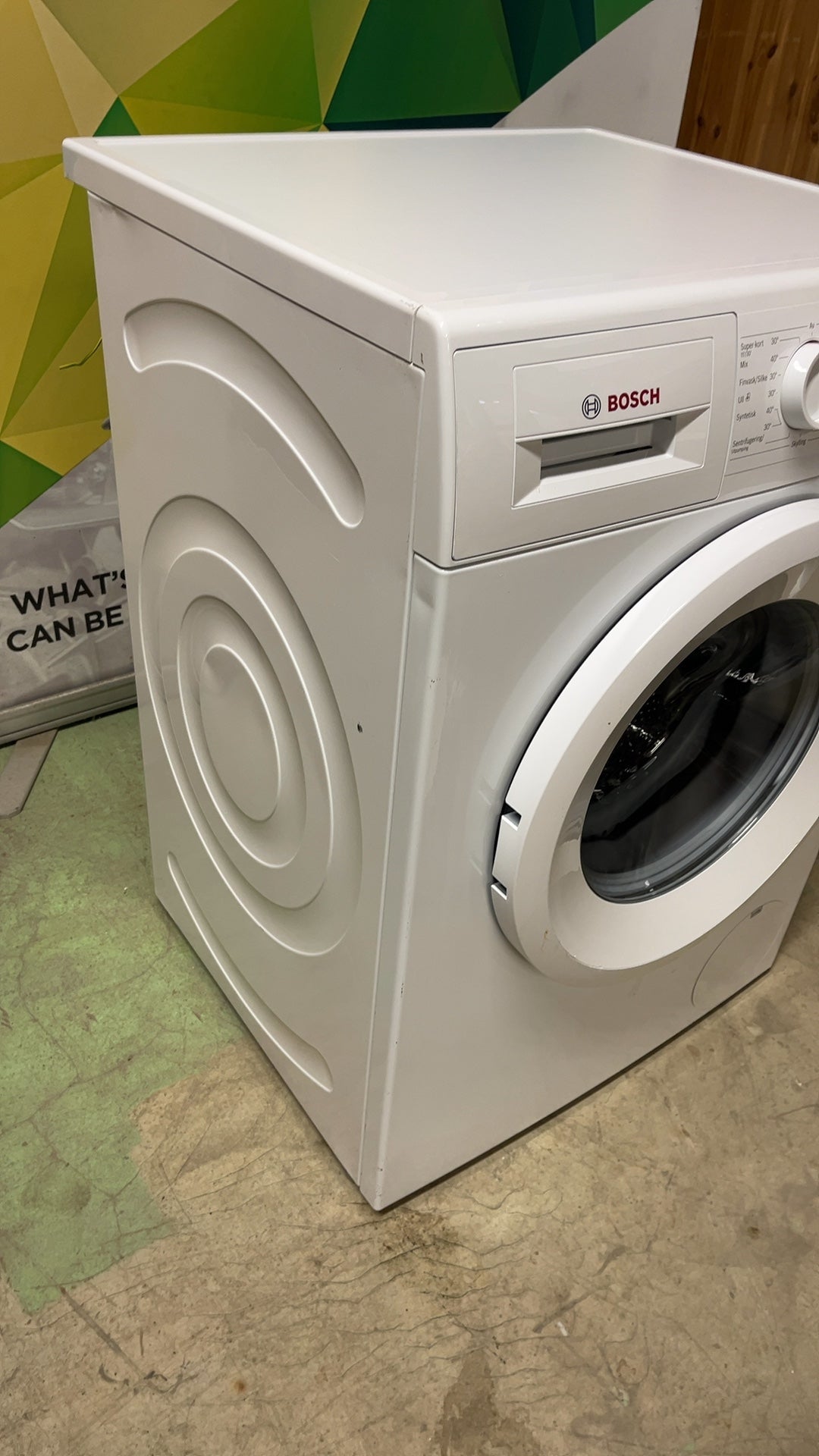 Bosch WAN280L7SN vaskemaskin vaskemaskin - Norskombruk.no