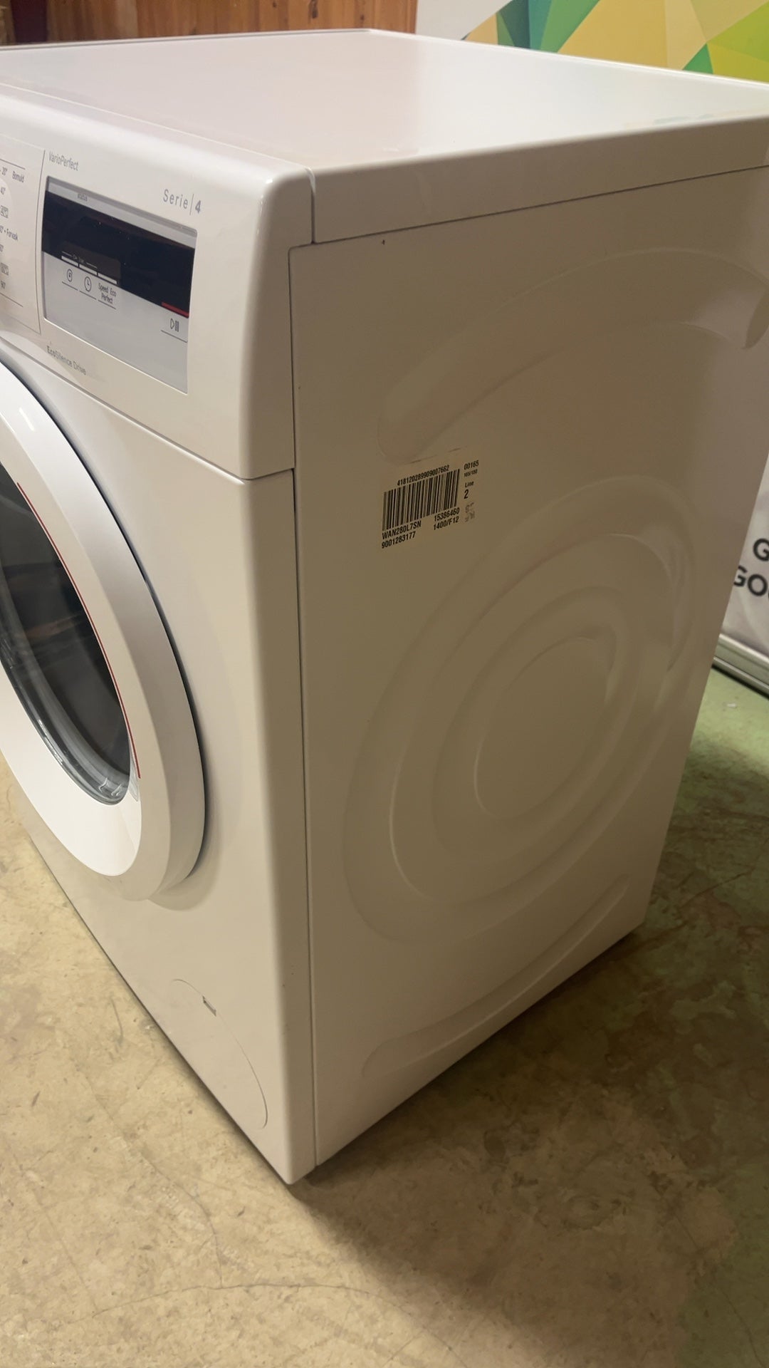 Bosch WAN280L7SN vaskemaskin vaskemaskin - Norskombruk.no