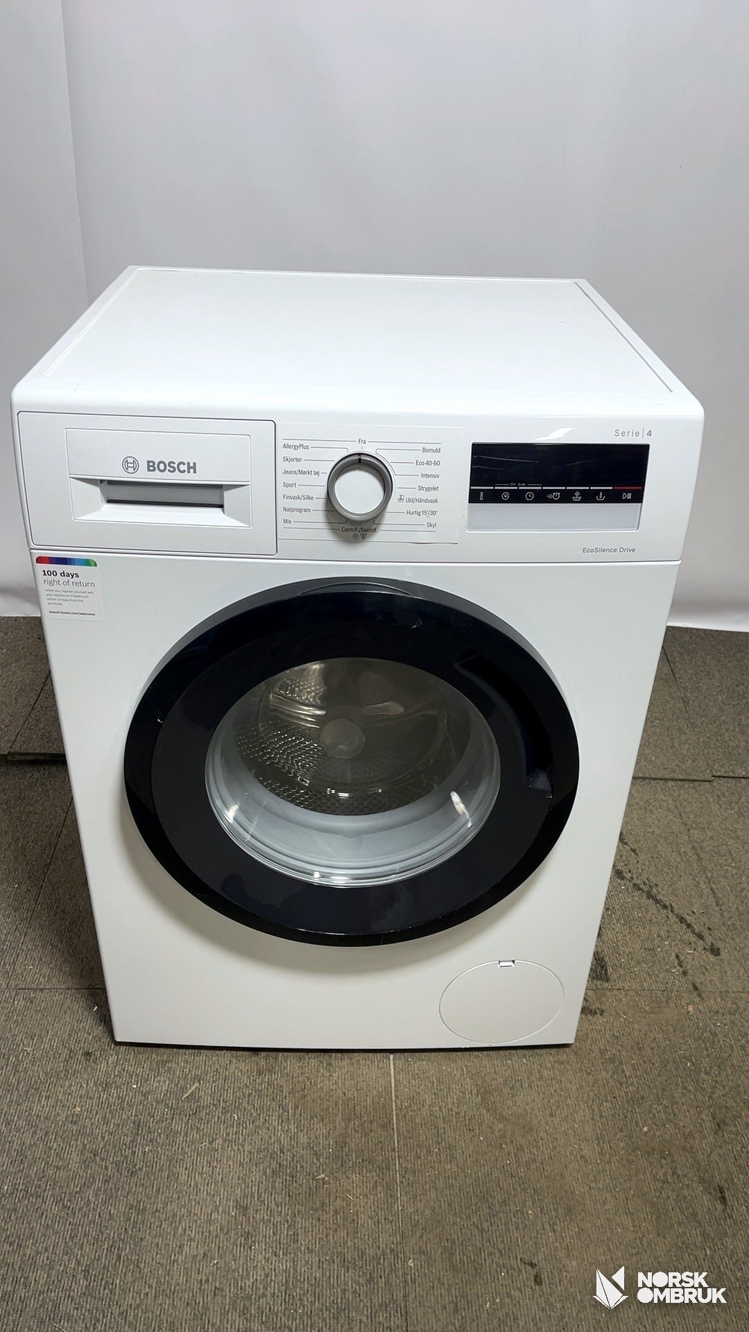 Bosch WAN2823BSN vaskemaskin Vaskemaskin - Norskombruk.no