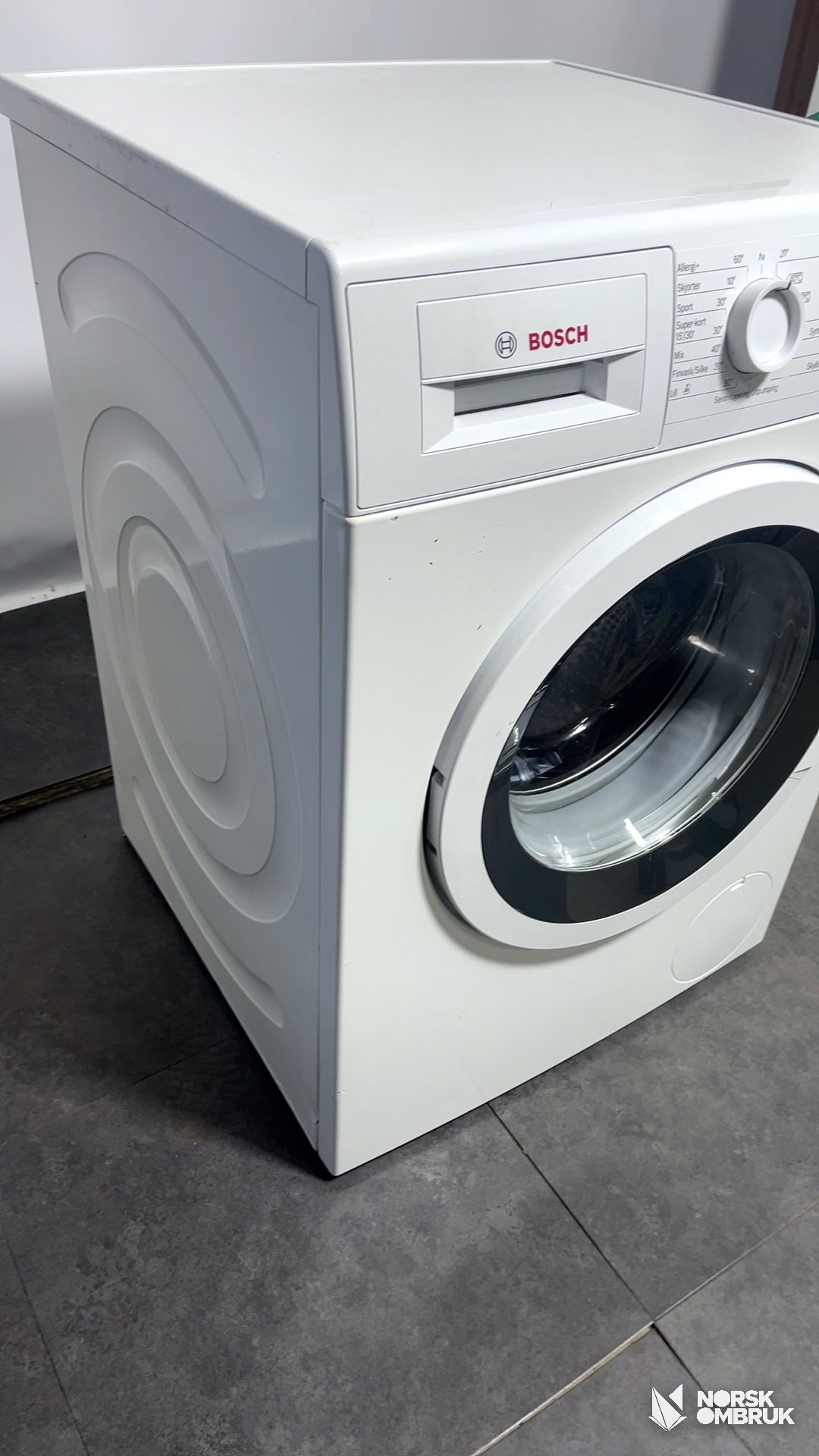 Bosch WAT283L8SN vaskemaskin Vaskemaskin - Norskombruk.no