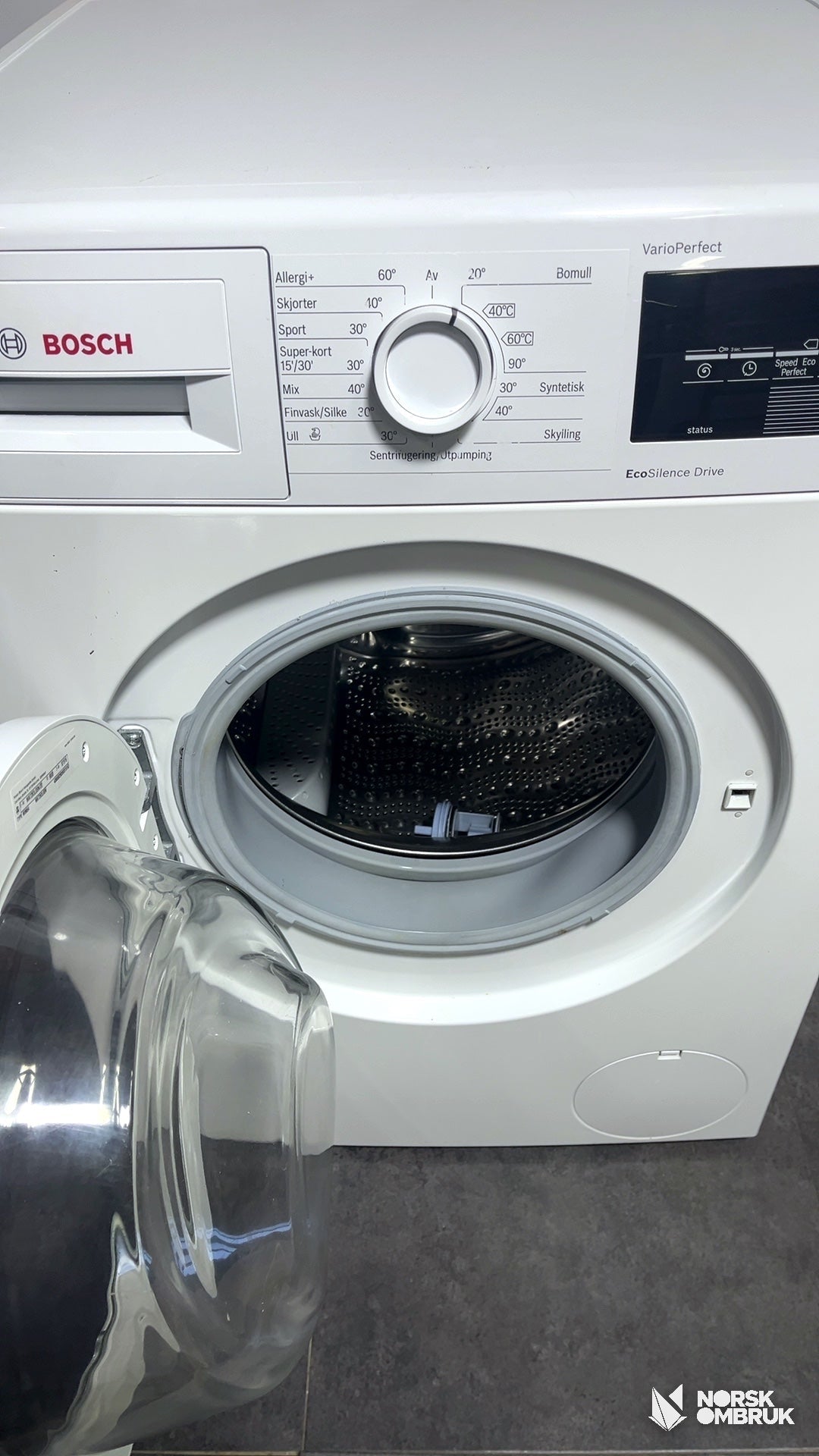 Bosch WAT283L8SN vaskemaskin Vaskemaskin - Norskombruk.no