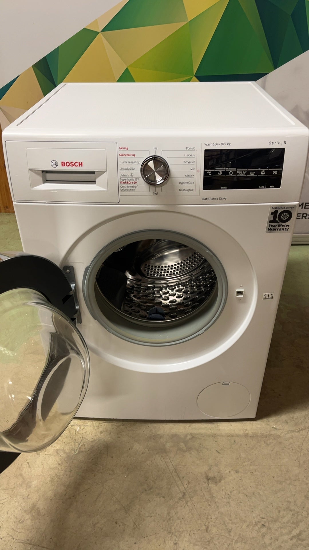 Bosch WVG30441SN vaskemaskin med tørk Vask&tørk - Norskombruk.no
