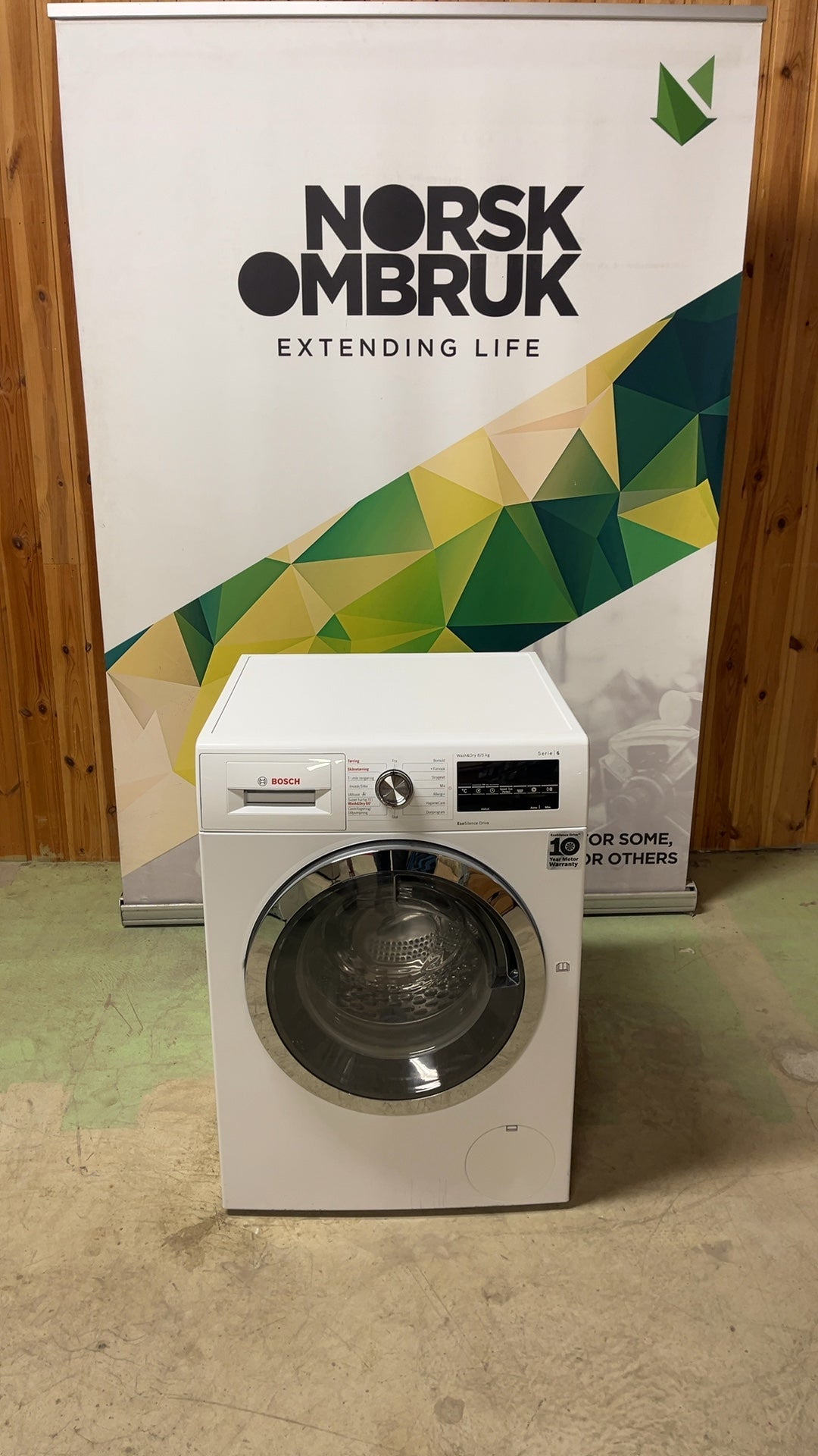 Bosch WVG30441SN vaskemaskin med tørk Vask&tørk - Norskombruk.no