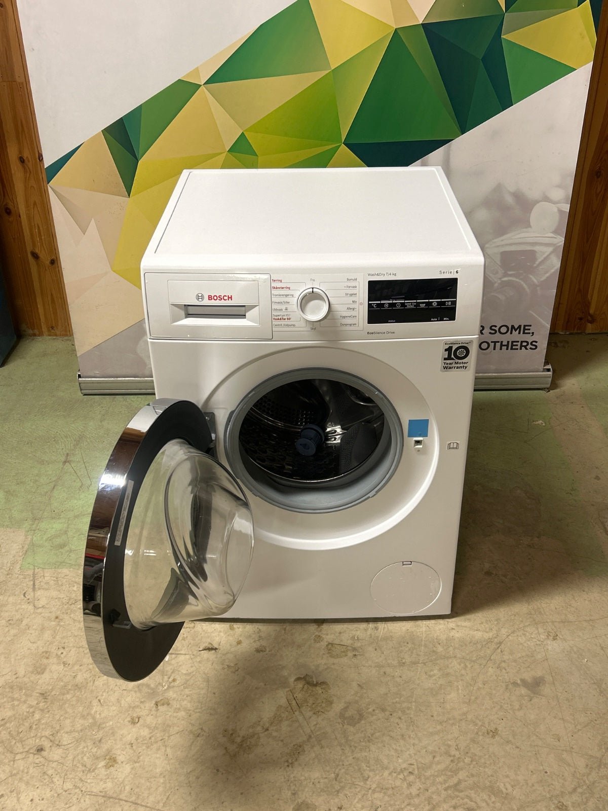 Bosch WVG30443SN kombimaskin (vask/tørk) Kombinert vaskemaskin og tørketrommel - Norskombruk.no