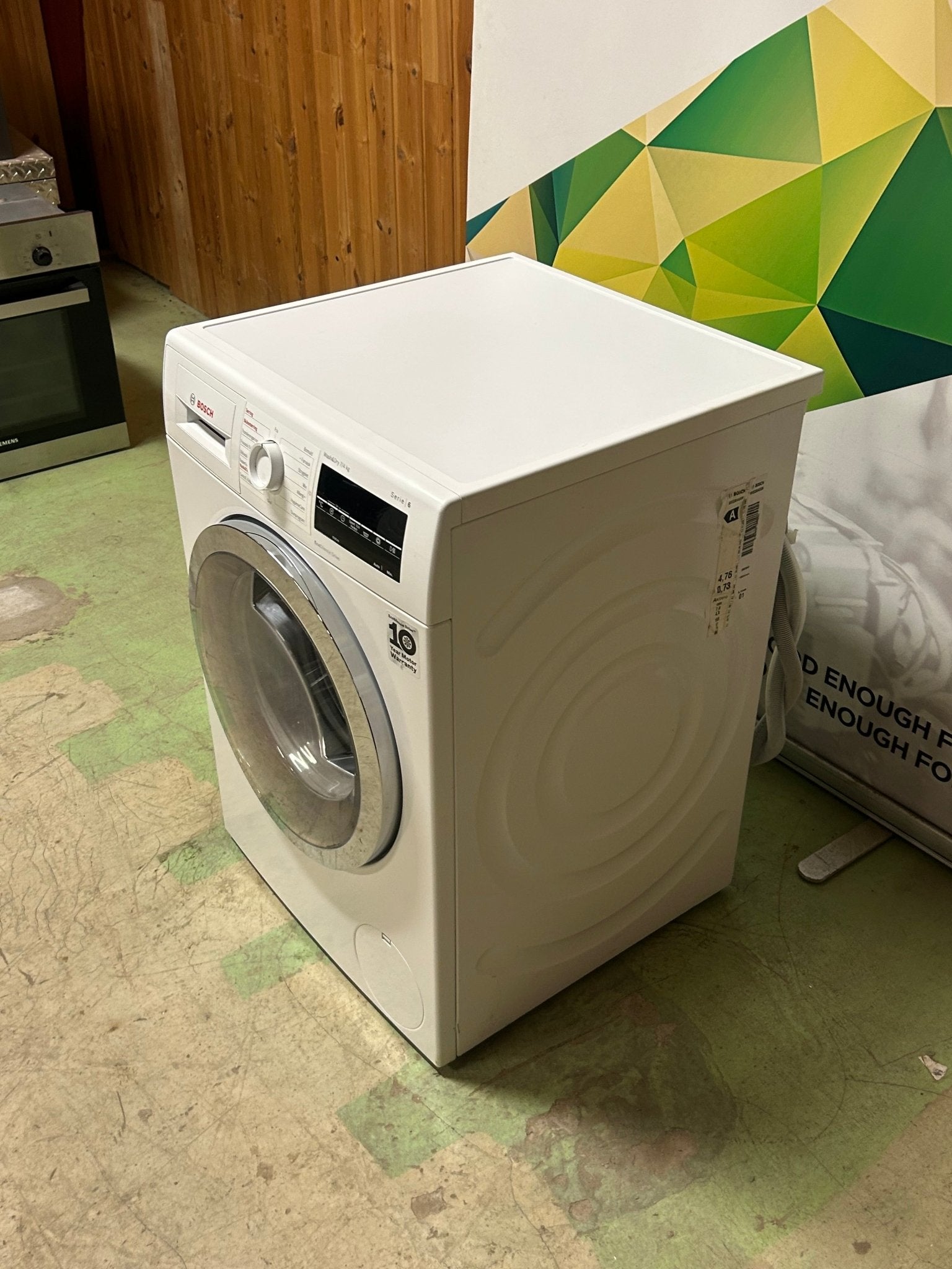 Bosch WVG30443SN vaskemaskin med tørketrommel Vask&tørk - Norskombruk.no