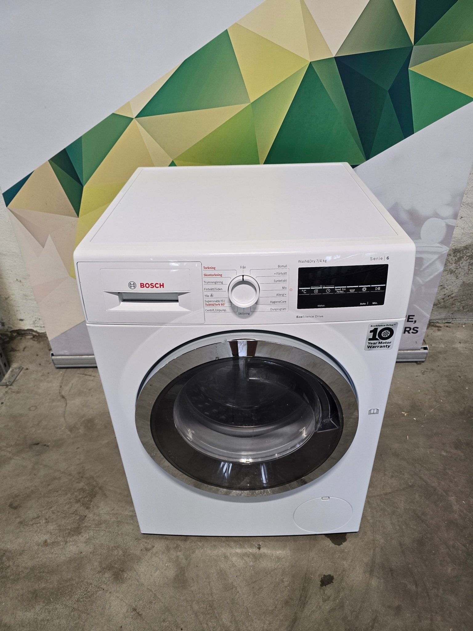 Bosch WVG30443SN vaskemaskin med tørketrommel Vask&tørk - Norskombruk.no