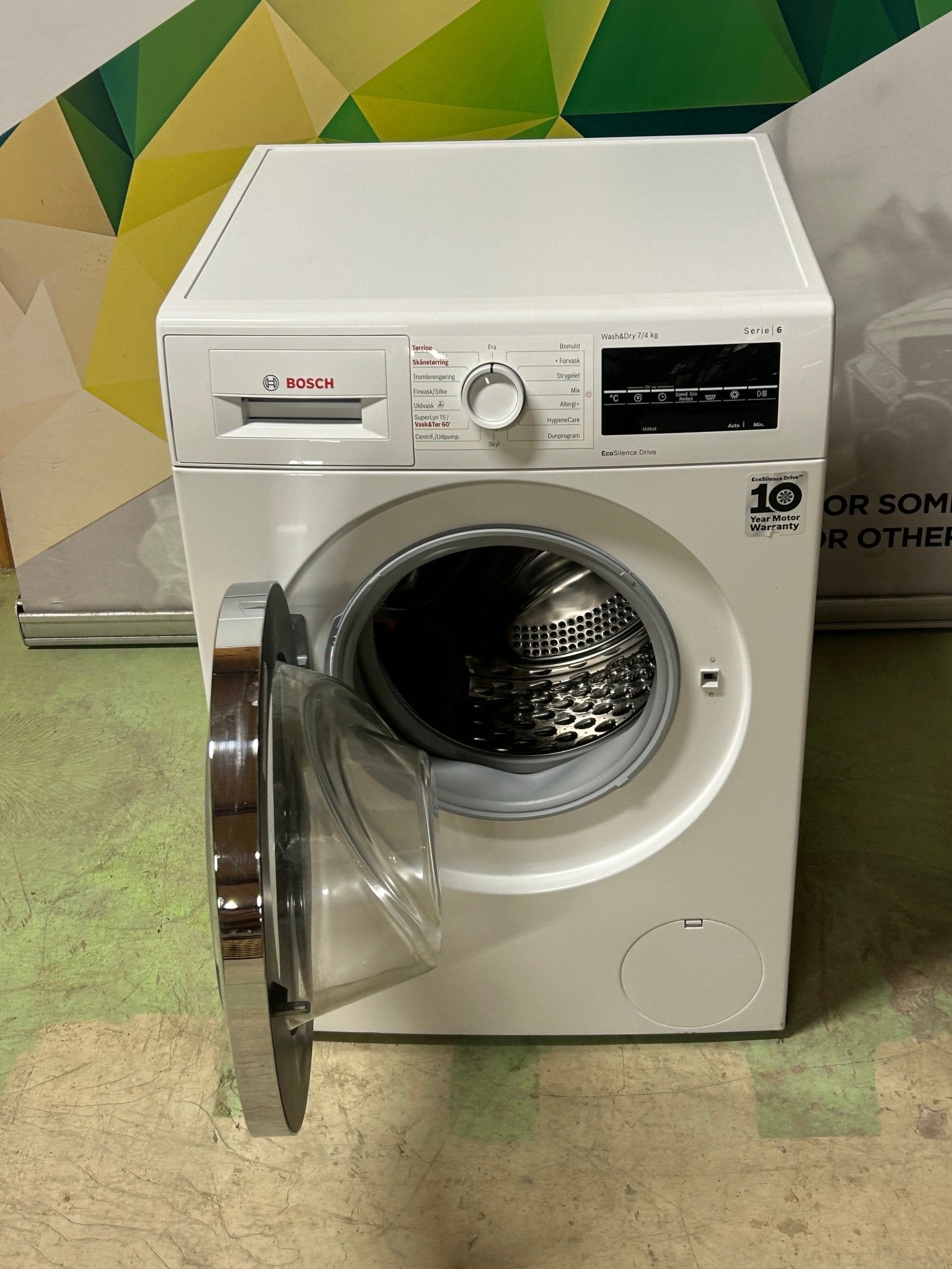 Bosch WVG30443SN vaskemaskin med tørketrommel Vask&tørk - Norskombruk.no