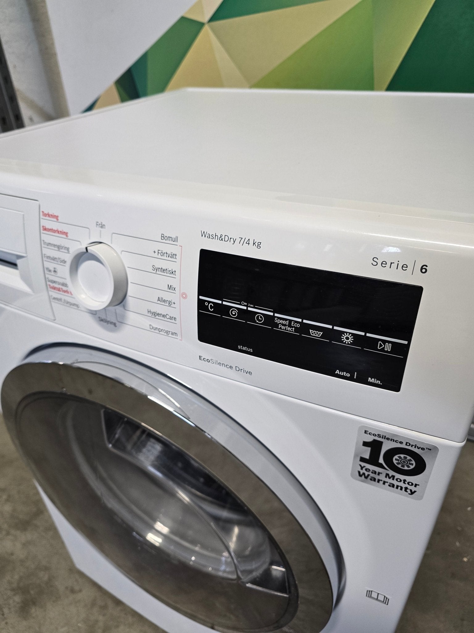 Bosch WVG30443SN vaskemaskin med tørketrommel Vask&tørk - Norskombruk.no
