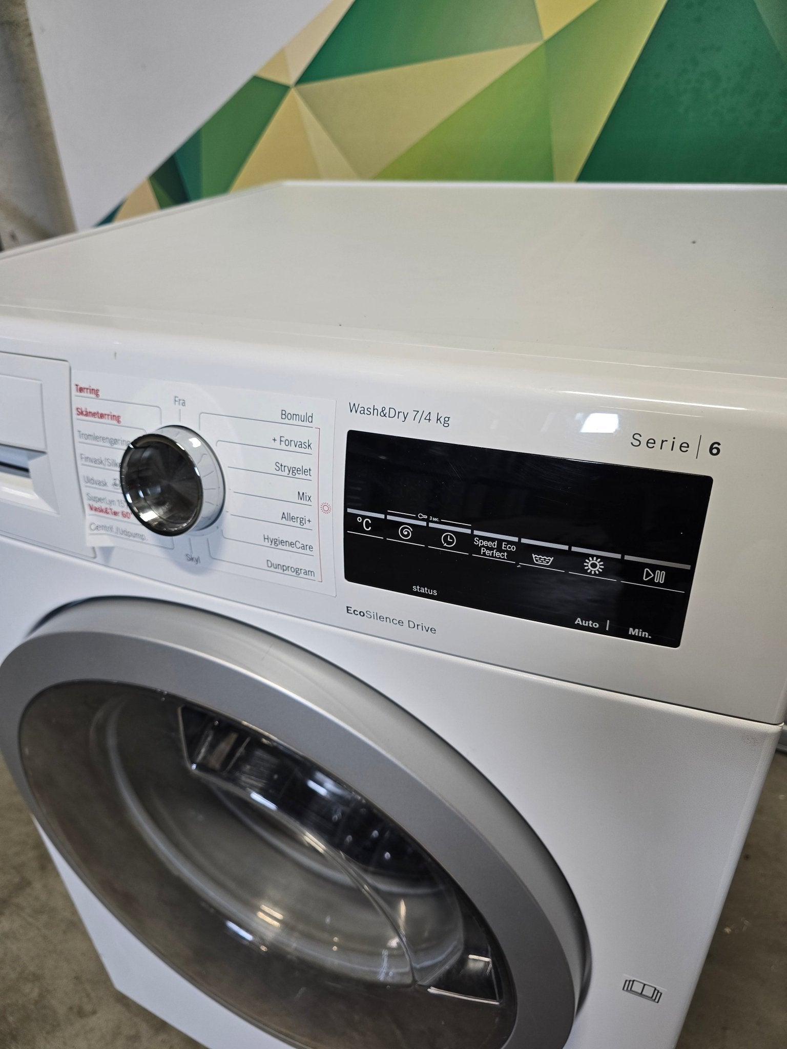 Bosch WVG30444SN vaskemaskin med tørketrommel Vask&tørk - Norskombruk.no