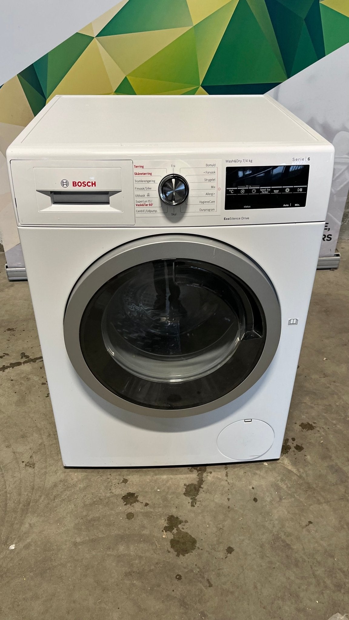 Bosch WVG30444SN vaskemaskin med tørketrommel Vask&tørk - Norskombruk.no